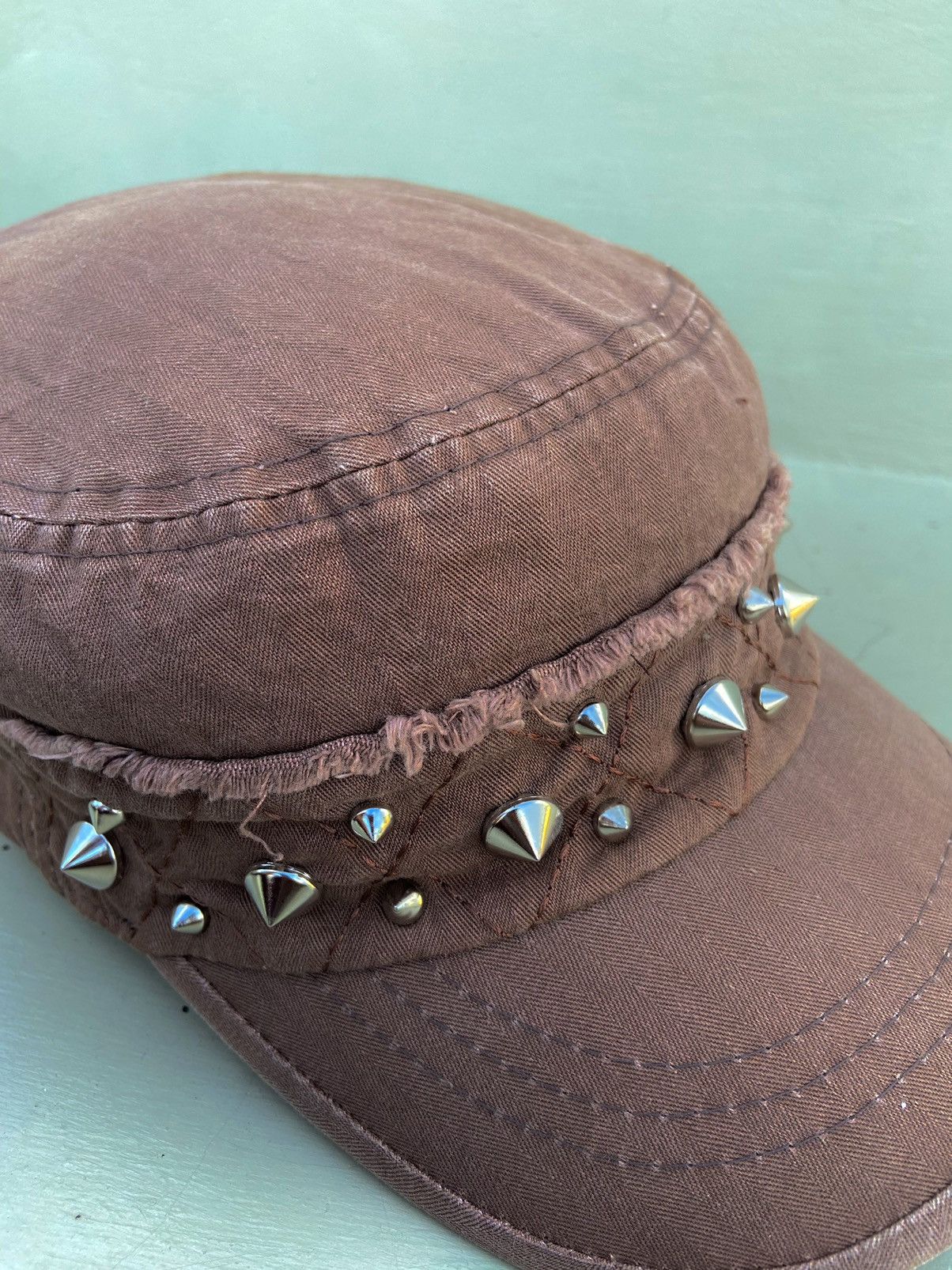 If Six Was Nine 2000s patrol hat studded with iron studs Size ONE SIZE - 5 Thumbnail