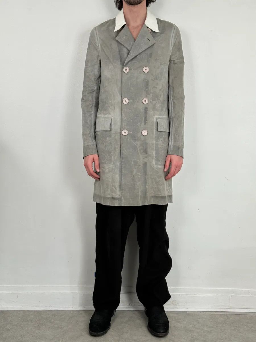 Balenciaga SS2011 Balenciaga Long Premium Buttoned Officer Jacket Size US M / EU 48-50 / 2 - 2 Thumbnail