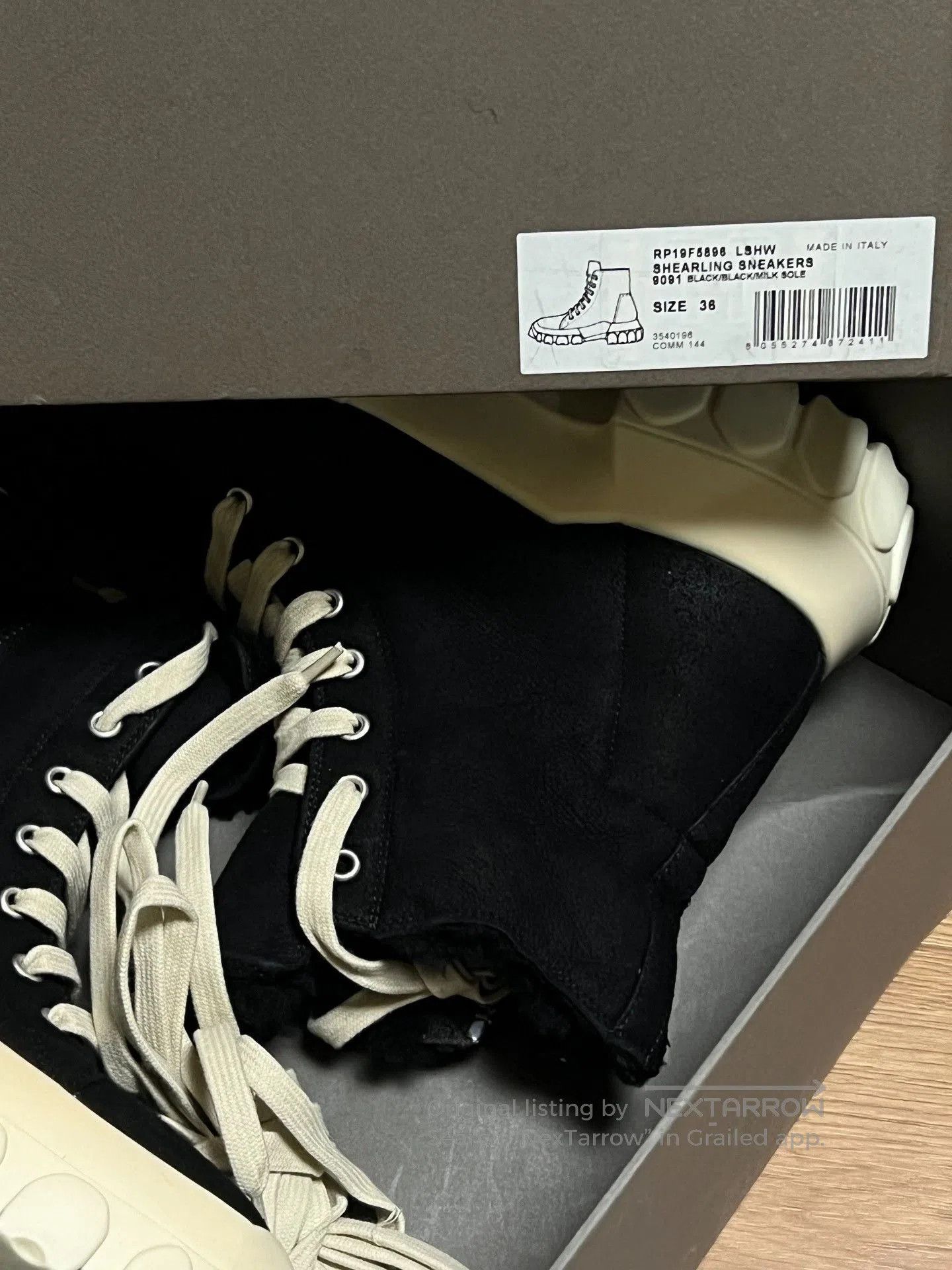 Rick Owens Rick Owens Shearling. Size US 5 / IT 35 - 9 Thumbnail