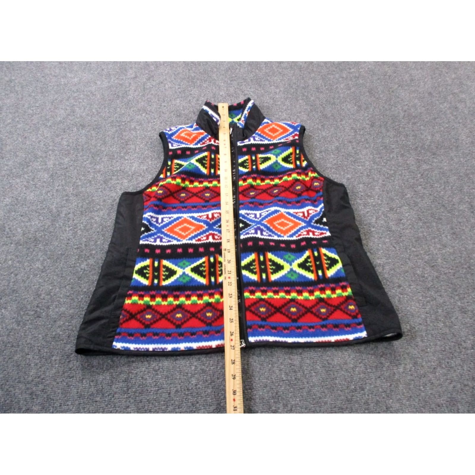 Ralph Lauren Ralph Lauren Vest Jacket Womens XL Colorful Aztec Fleece Active Outdoors Hiking Size XL / US 12-14 / IT 48-50 - 3 Thumbnail