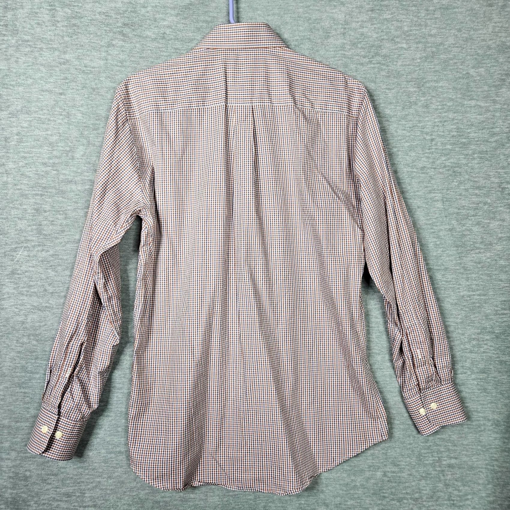 Peter Millar Peter Millar Mens Multicolor Plaid Button Up Long Sleeve Shirt Size M Size US M / EU 48-50 / 2 - 2 Thumbnail