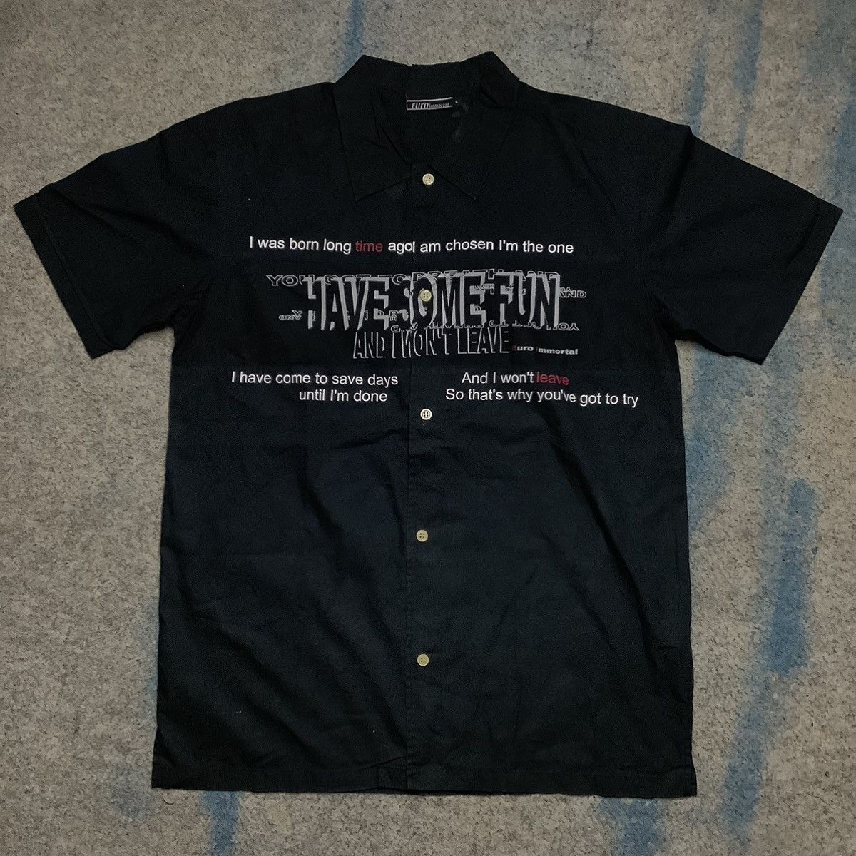 Y2k Euroimmortal ifsixwasnine poem shirt