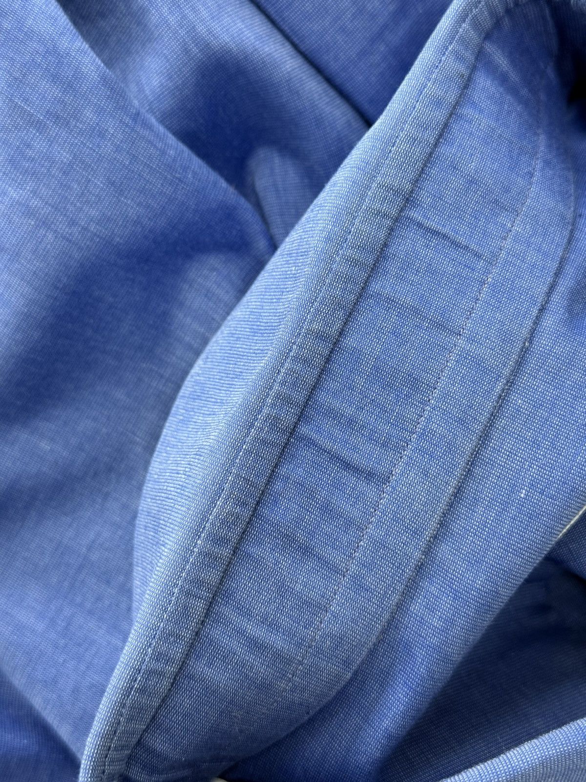 Brioni Brioni Blue Cotton Button Up Shirt Size US XL / EU 56 / 4 - 12 Thumbnail