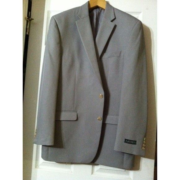 Ralph Lauren RALPH LAUREN MEN'S NEW 100%POLYESTER SPORT COAT SIZE:46L Size 46L - 1 Thumbnail