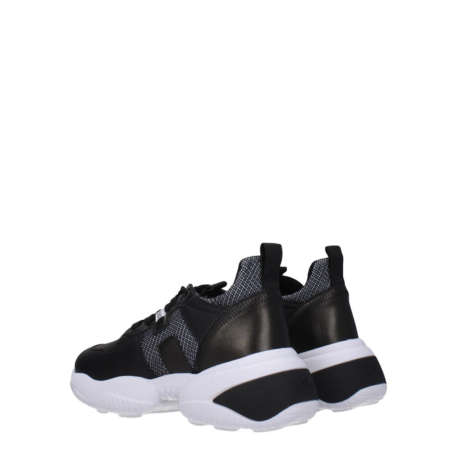 Hogan ob1o1e1124 Leather Sneakers in Black Size US 5 / IT 35 - 4 Thumbnail