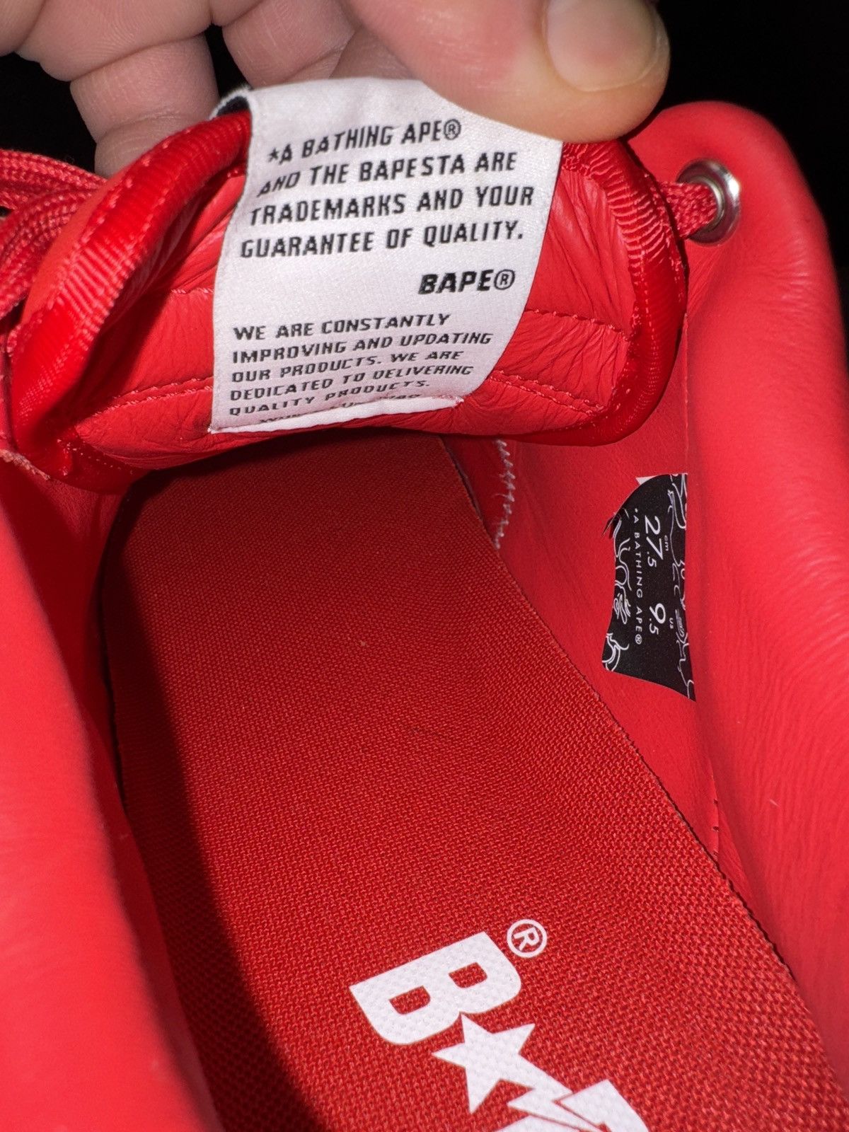 Bape BAPESTA #3 M1 Size US 9.5 / EU 42-43 - 4 Thumbnail