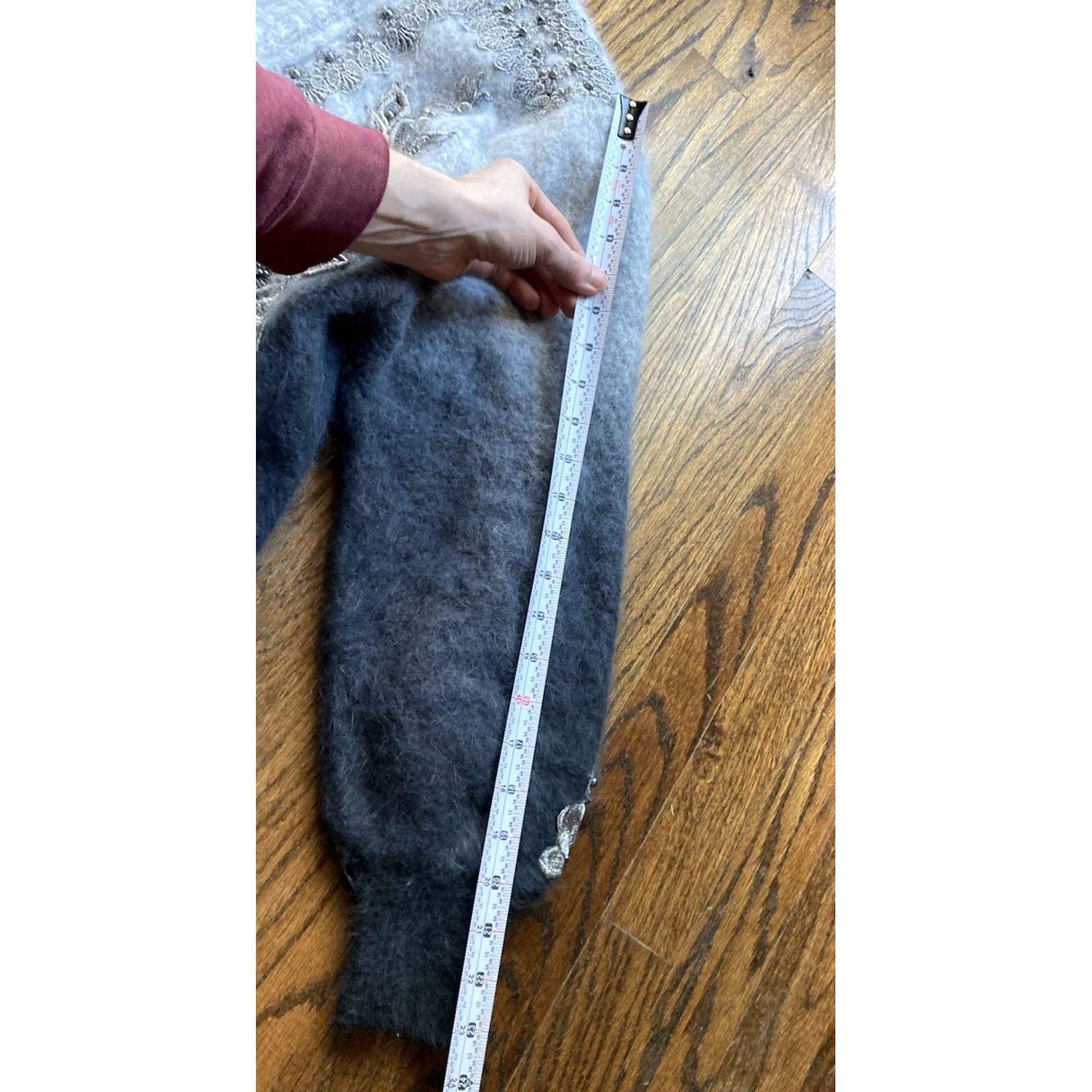 Vintage VINTAGE Christie’s Of California Angora Jacket Coat Womens XL Lined Gray 80s 90s Men? Womens Size XL / US 12-14 / IT 48-50 - 6 Thumbnail