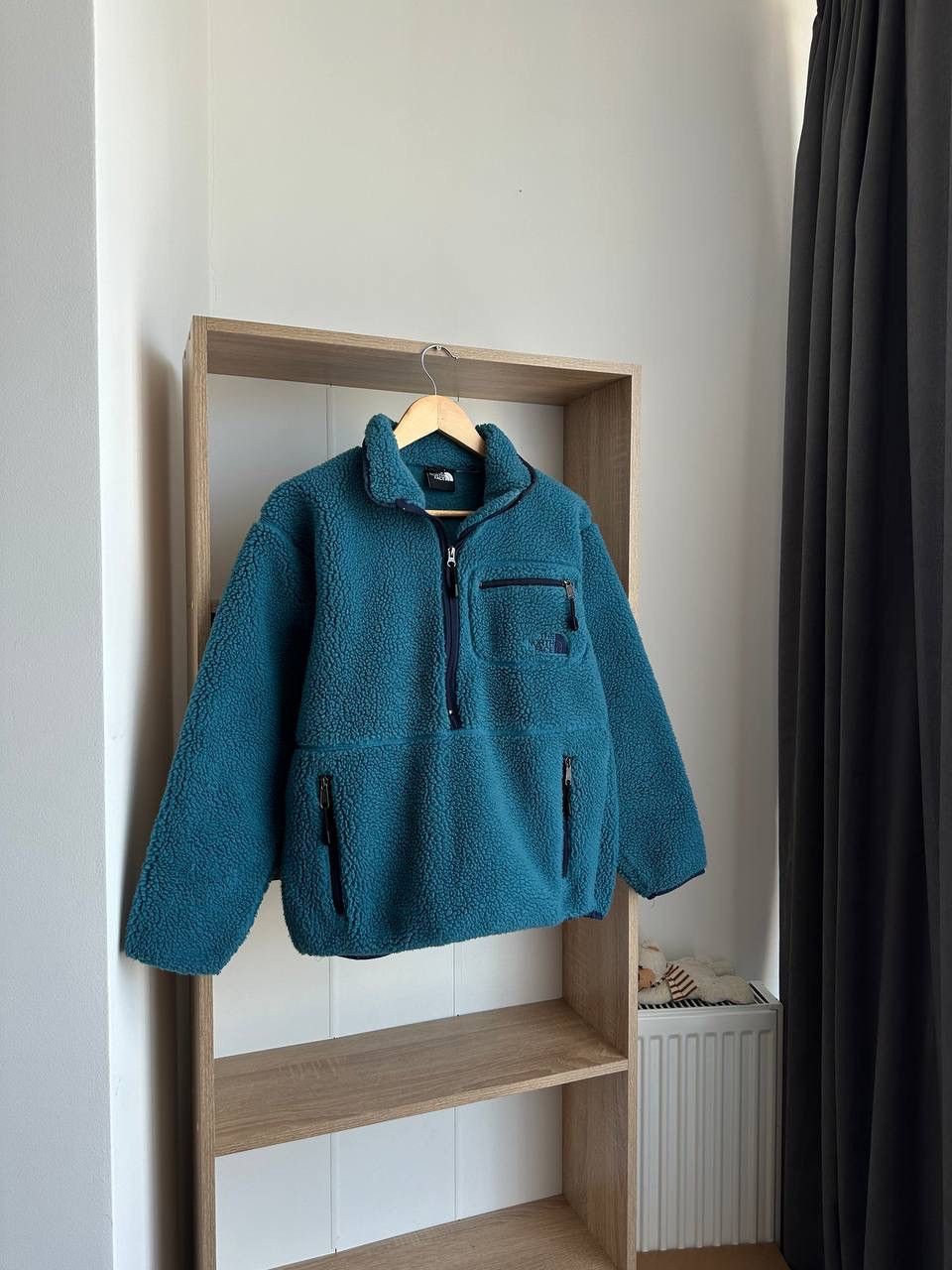 The North Face × Vintage Vintage The North Face Fleece Blue Big Logo Jacket Size US S / EU 44-46 / 1 - 4 Thumbnail