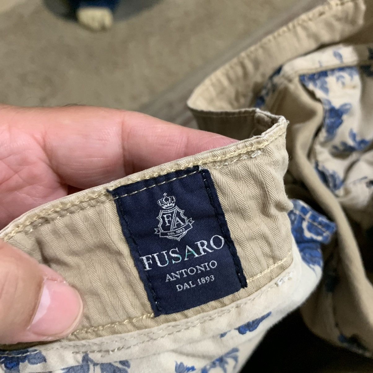 Vintage Fusaro Antonio FF Stretch Chino’s Size US 39 - 10 Thumbnail