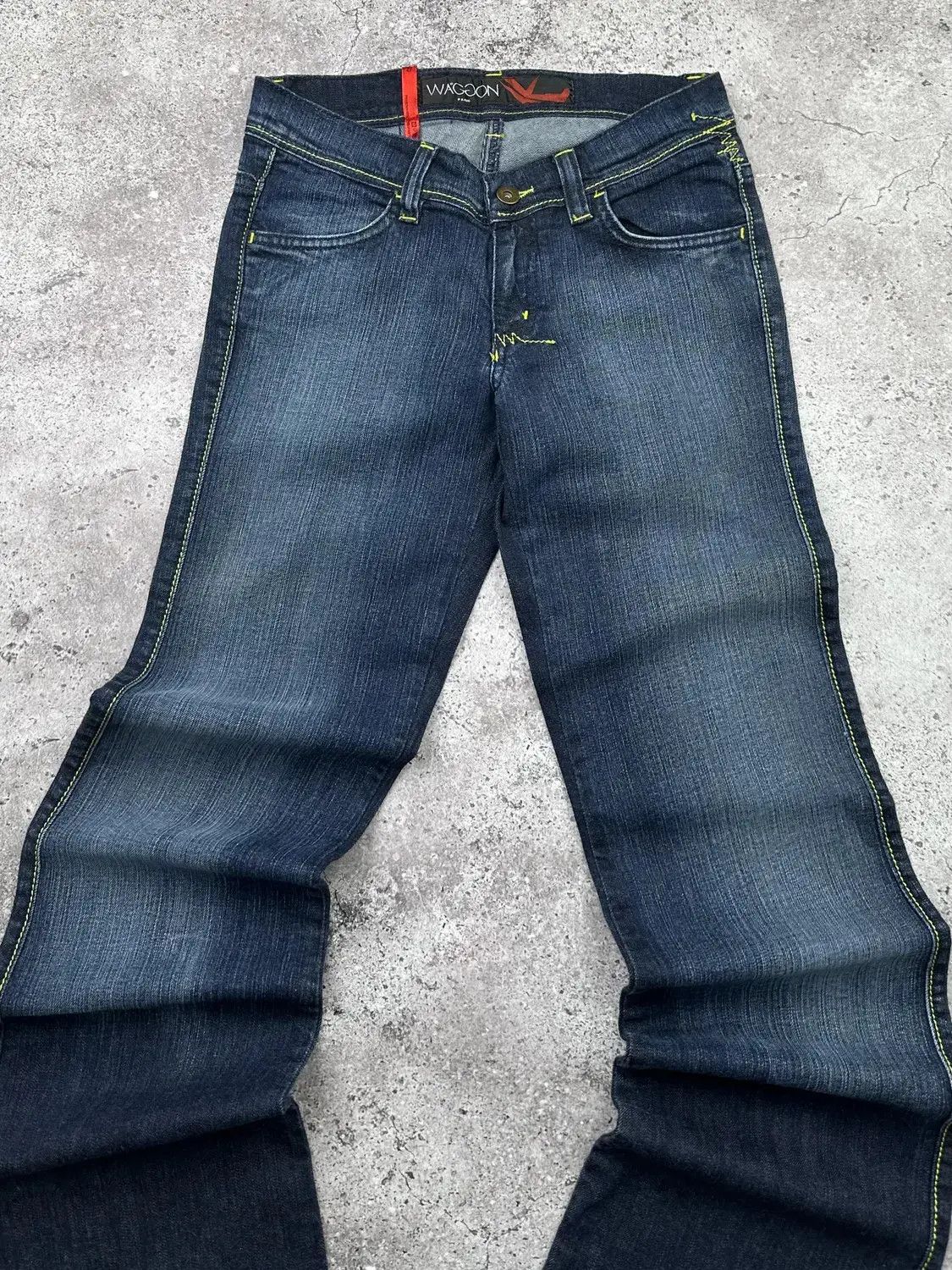 Japanese Brand Vintage Flare Jeans C556(V438) Size 25" / US 0 / IT 36 - 2 Thumbnail