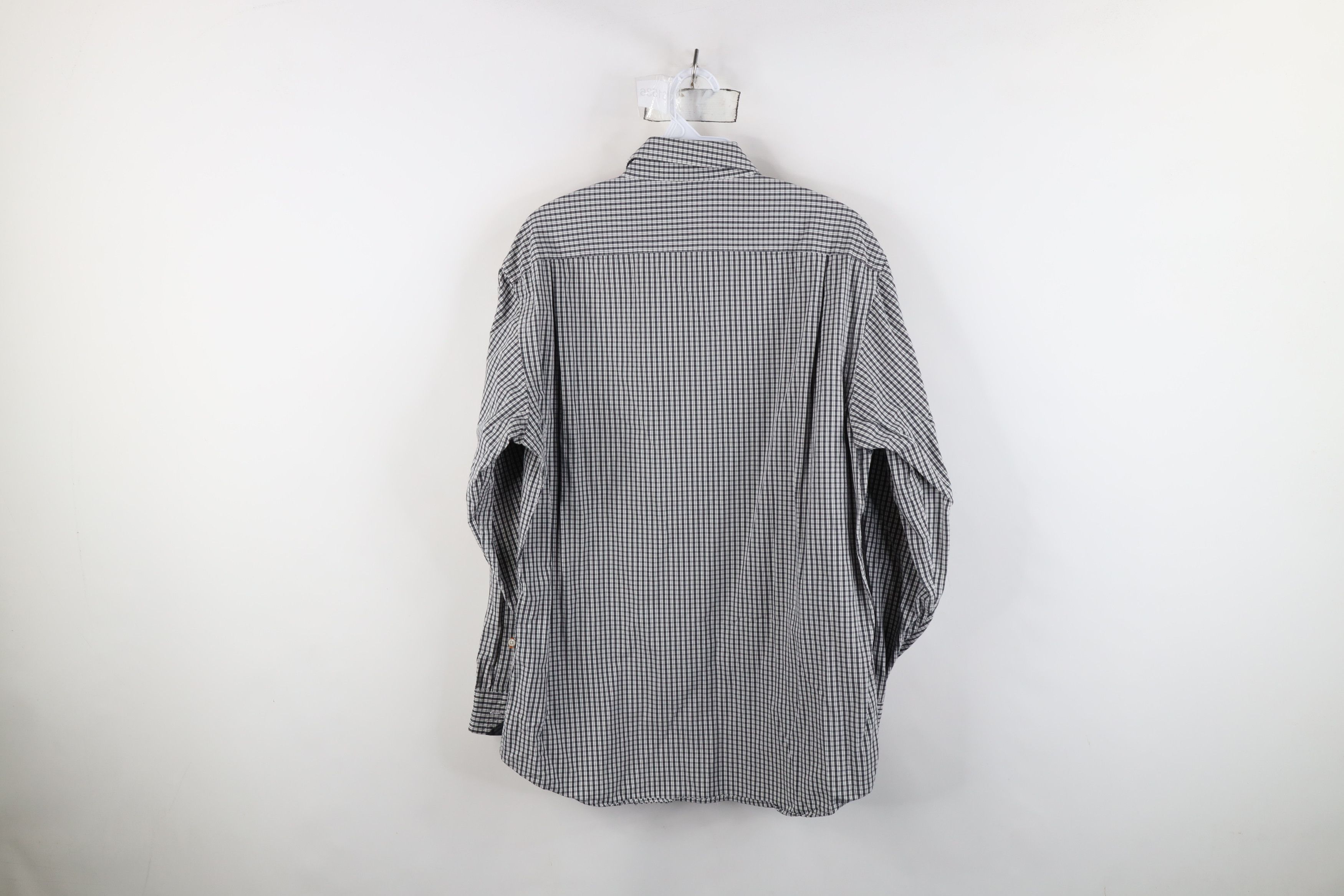 Ben Sherman Ben Sherman Faded Collared Button Shirt Black Plaid Cotton Size US M / EU 48-50 / 2 - 11 Thumbnail