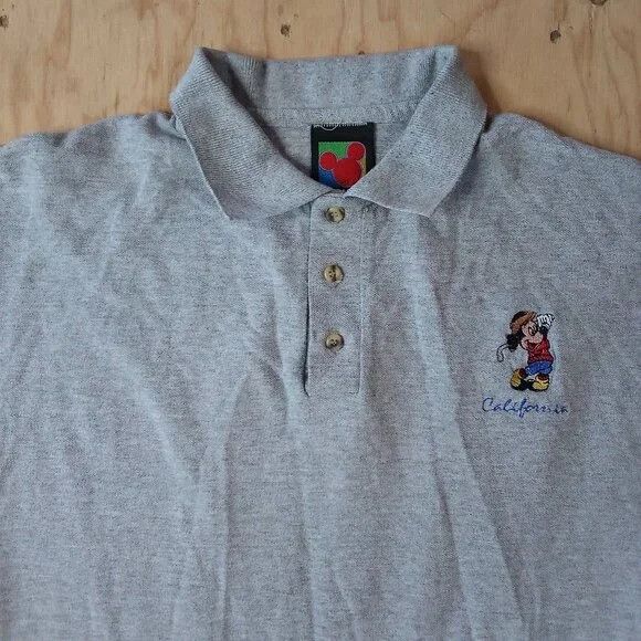 Mickey Unlimited × Vintage Vintage Disney Mickey Unlimited Golf California Polo Shirt Size US XL / EU 56 / 4 - 1 Thumbnail