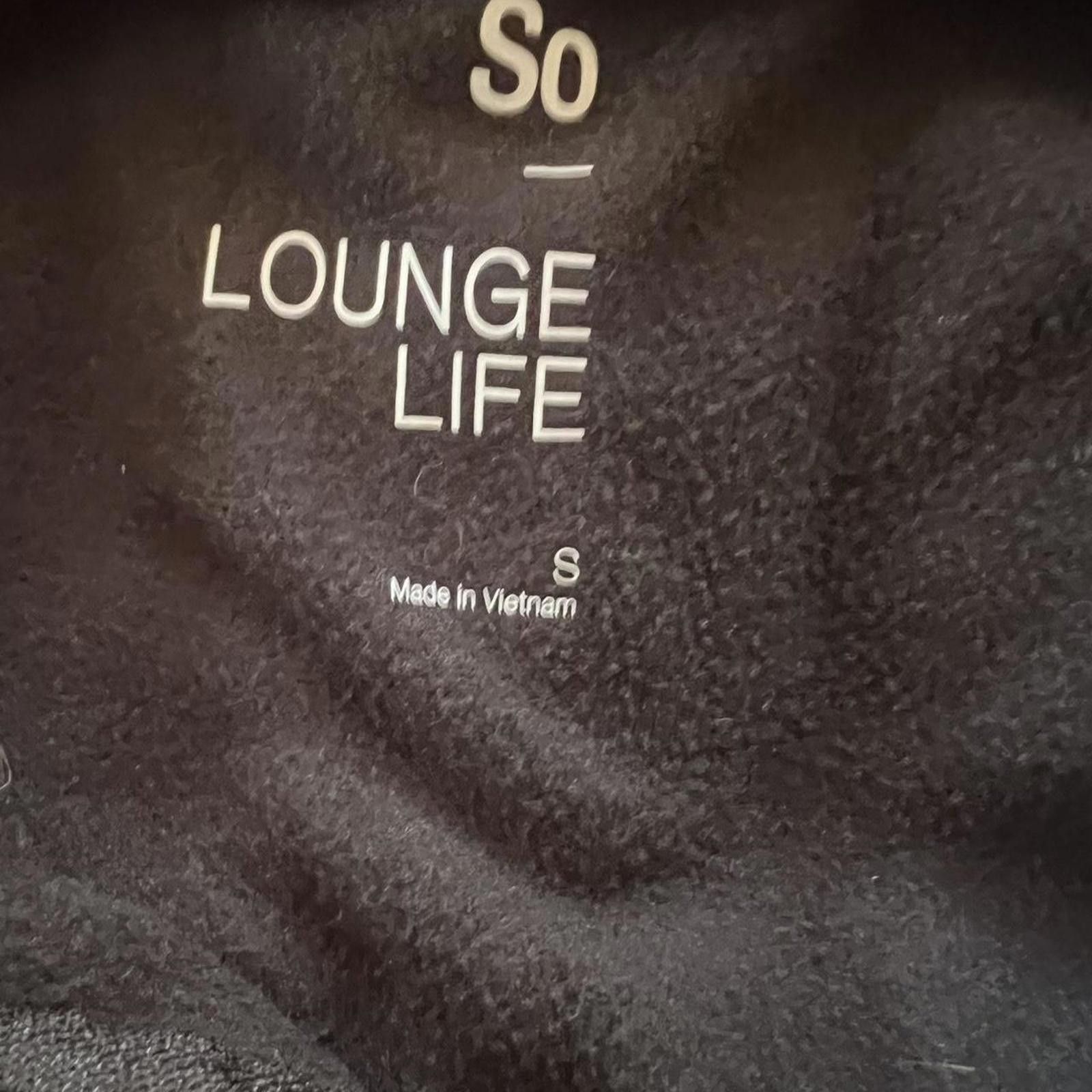 Sonoma SO Lounge Life black quarter zip fleece Size S / US 4 / IT 40 - 6 Thumbnail