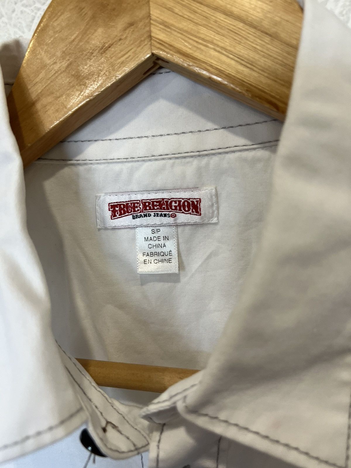 True Religion True Religion Button Shirt White Size US S / EU 44-46 / 1 - 3 Thumbnail