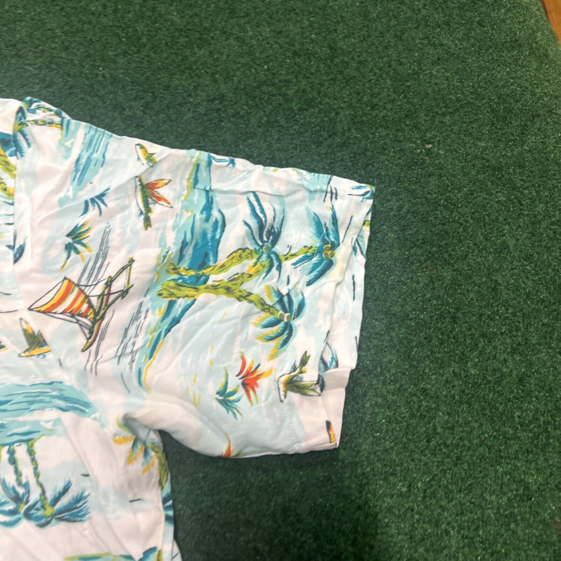 George Flower Hawaiian Shirt by George Men’s Size 2XL Summer Beach Size US XXL / EU 58 / 5 - 3 Thumbnail