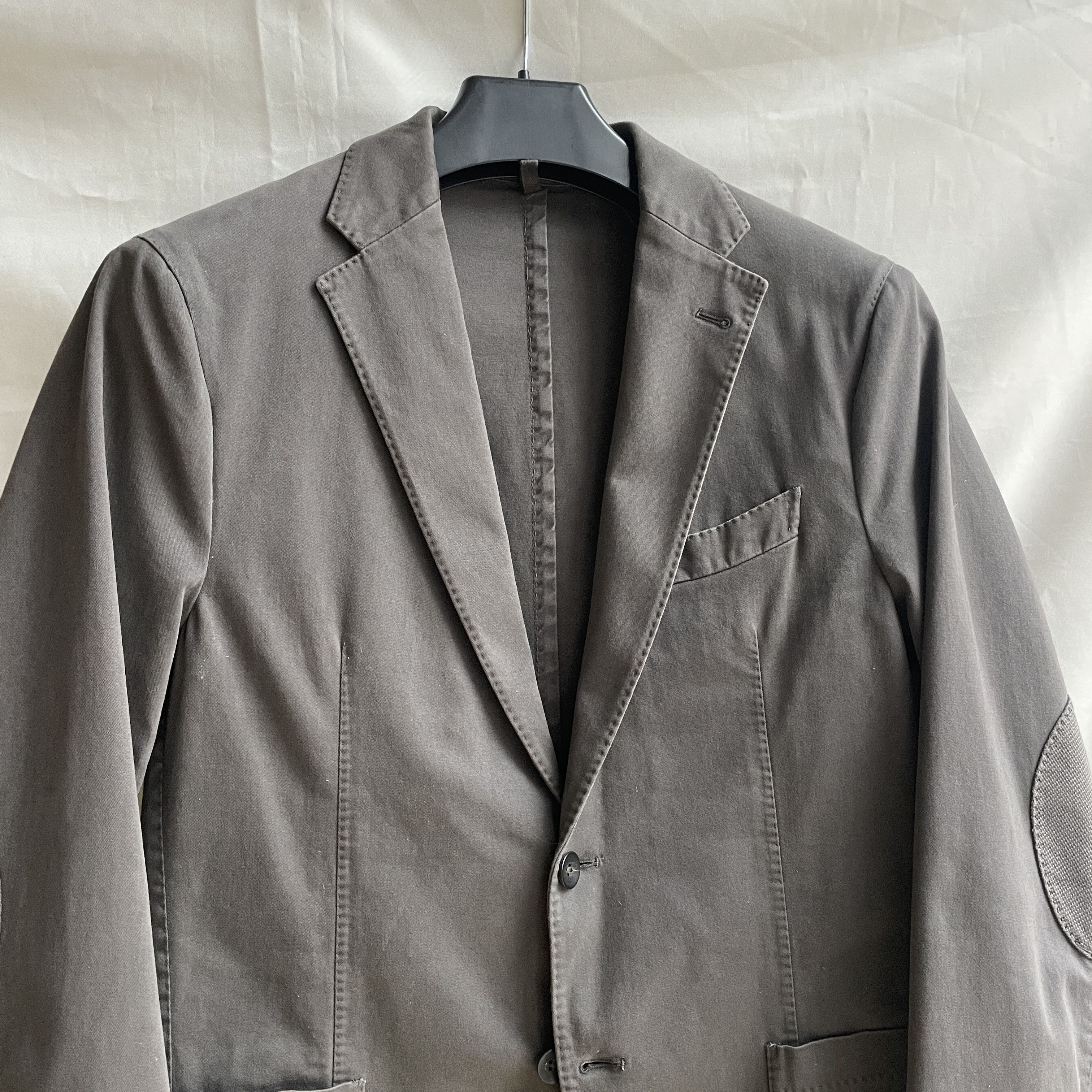 Boggi Boggi MIlano B-Elton Unlined Garment Dyed Cotton Blazer Size 40R - 4 Thumbnail