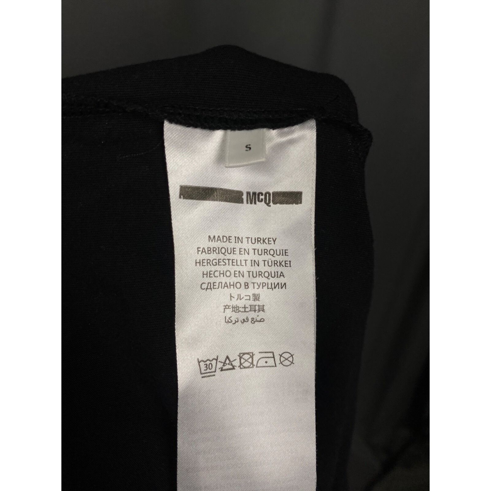 Alexander McQueen Alexander McQueen McQ Signature Swallow Men's Black T-Shirt Size US S / EU 44-46 / 1 - 9 Thumbnail