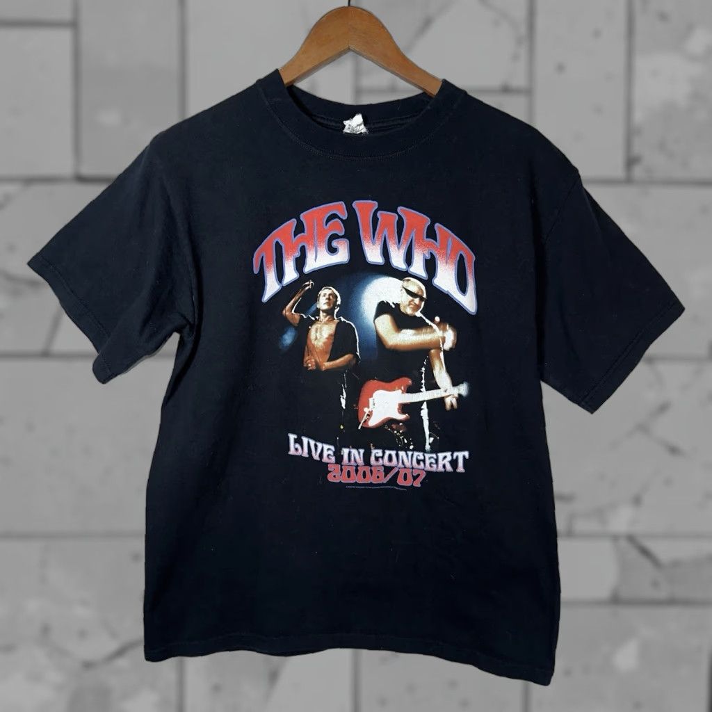 Anvil VINTAGE The Who Concert Graphic Tee Mens Size M Black T-Shirt 2006-2007 Merch Size US M / EU 48-50 / 2 - 1 Thumbnail