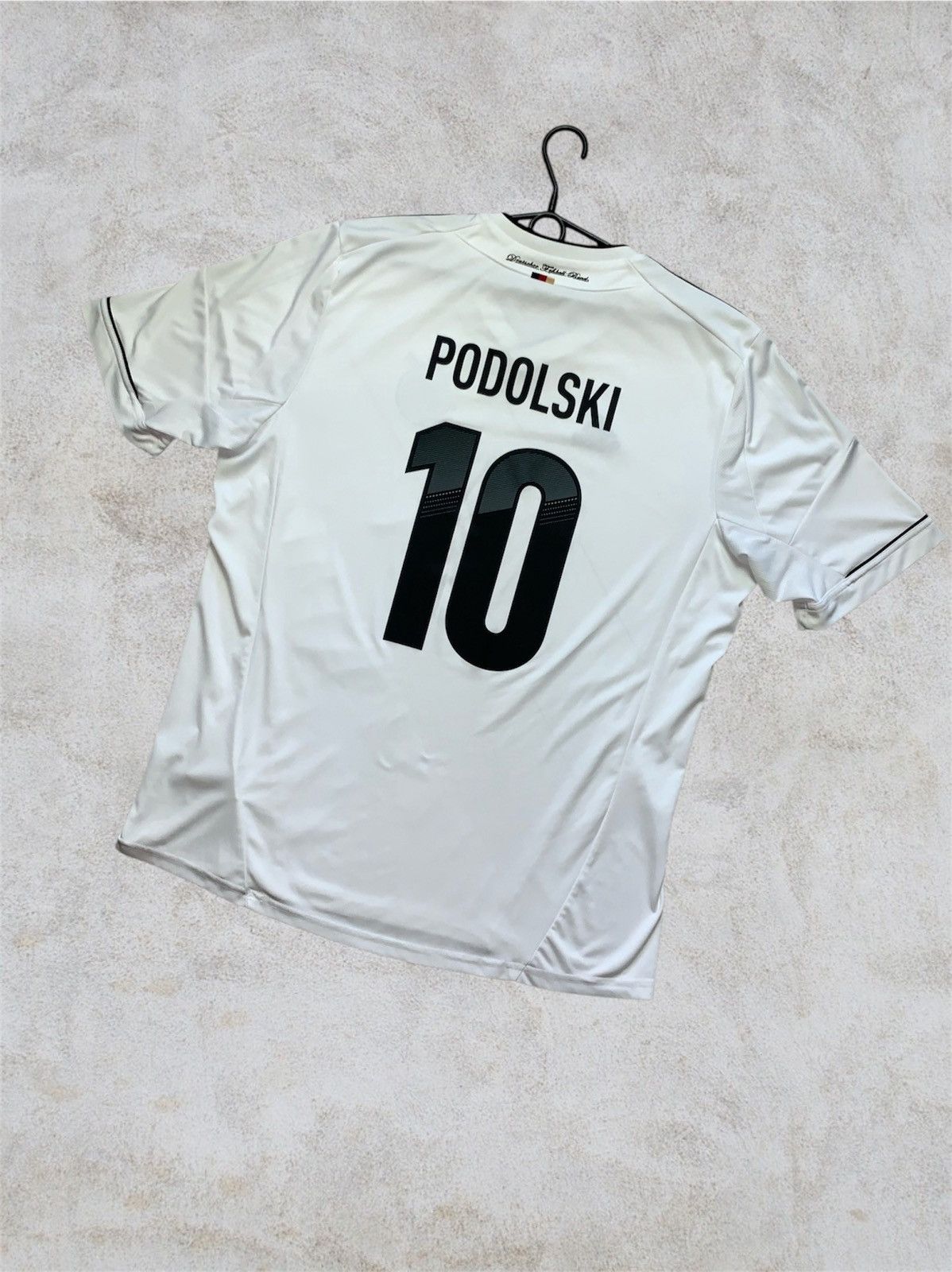 Vintage Adidas Germany soccer jersey podolski Size XL Size US XL / EU 56 / 4 - 1 Thumbnail
