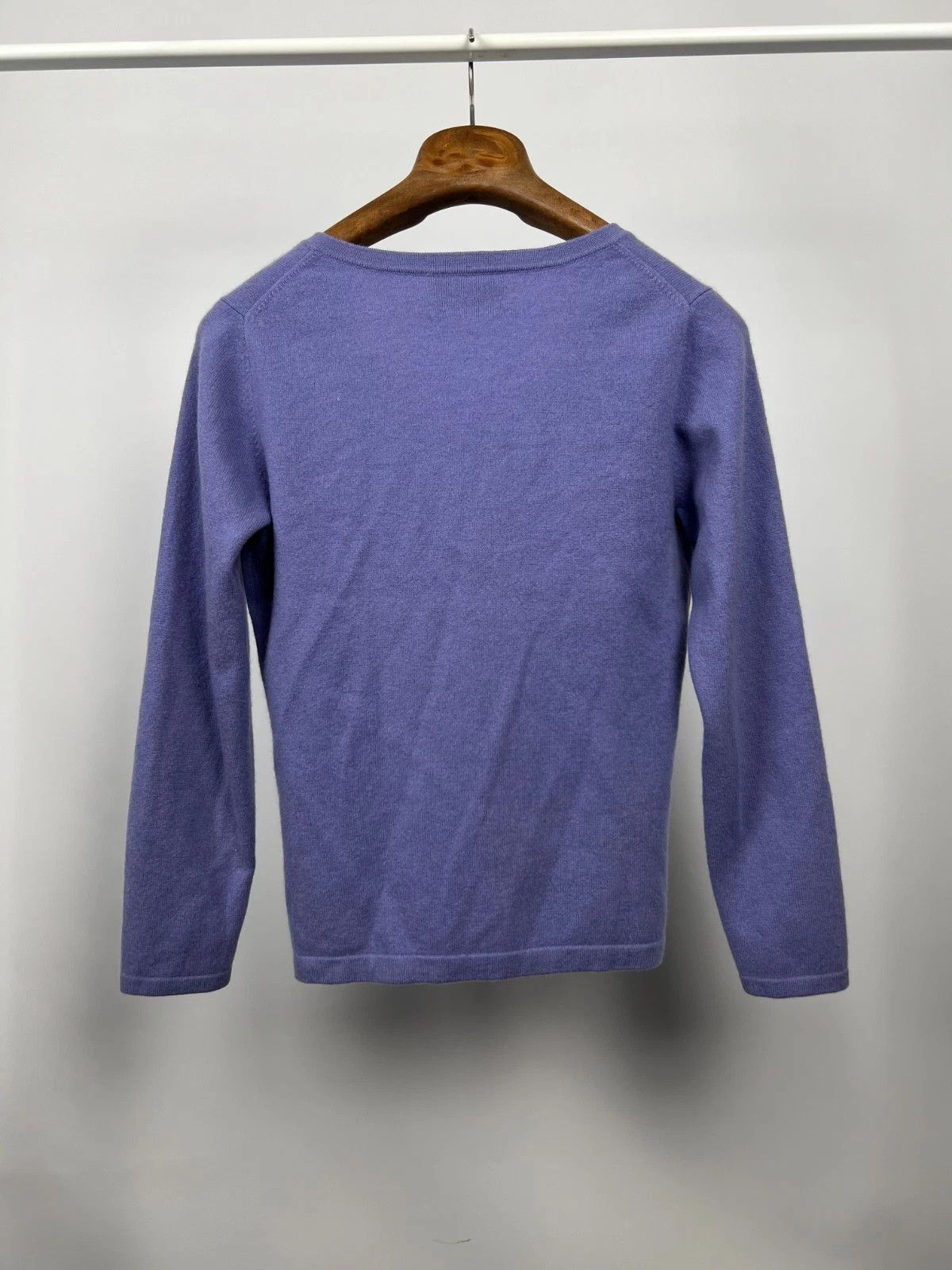 N.Peal N.Peal 100% Cashmere Sweater V-Neck Knit Luxury Soft Top Size M / US 6-8 / IT 42-44 - 6 Thumbnail