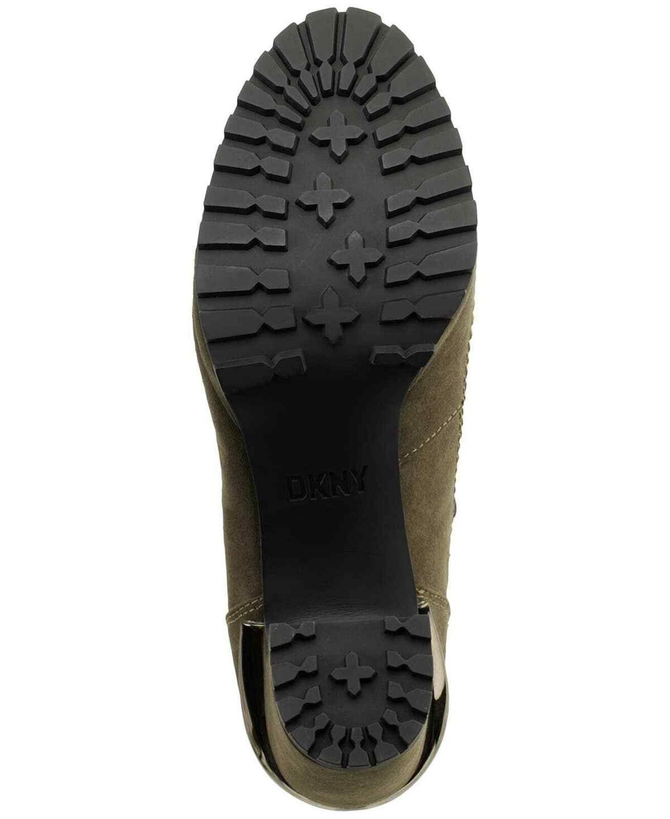 DKNY DKNY Women's Lenni Lace-Up Platform Block-Heel Boots Size US 5 / IT 35 - 5 Thumbnail