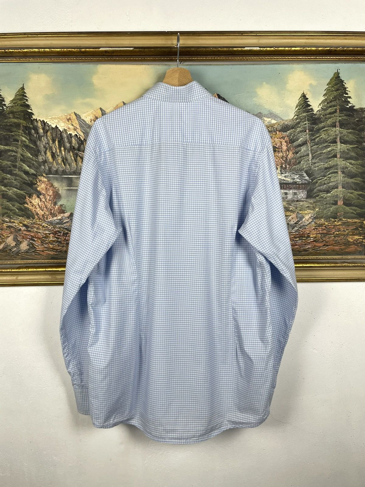 Eton Eton Blue Button Ups Shirt Old Money Luxury Designer Premium Size US XL / EU 56 / 4 - 7 Thumbnail