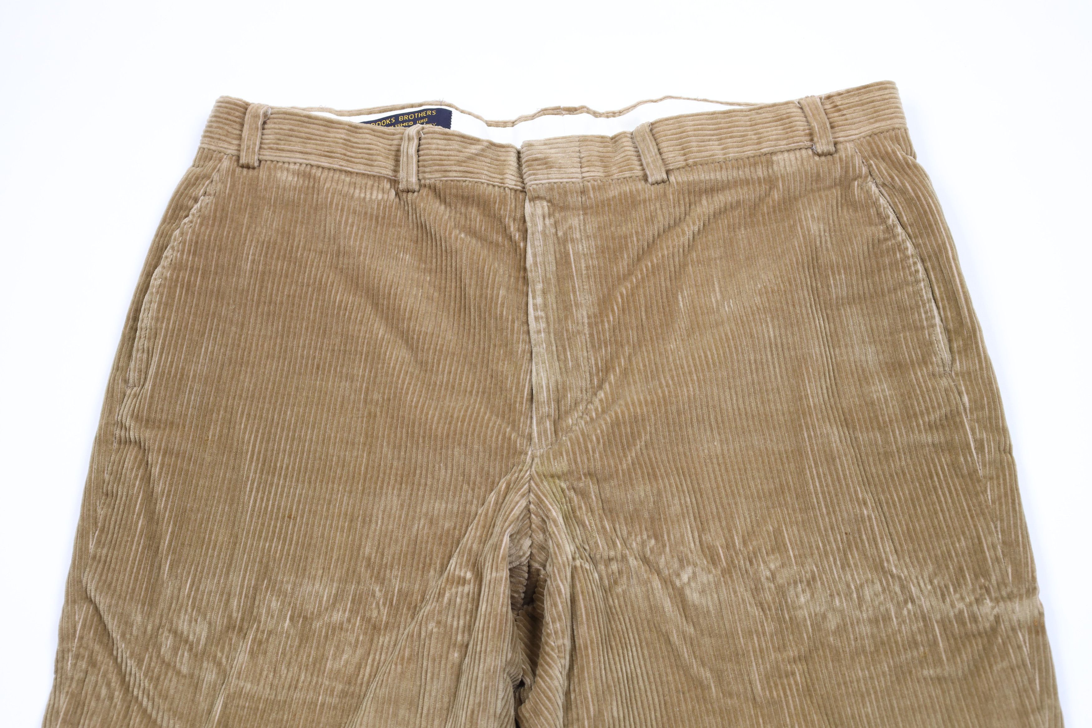 Brooks Brothers Vintage 80s 90s Brooks Brothers Wide Leg Chino Pants Size US 38 / EU 54 - 2 Thumbnail