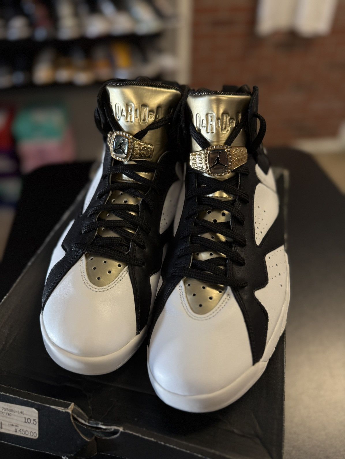 Jordan Brand × Nike Jordan 7 Championship Pack Champagne Size 10.5 (2015) Size US 10.5 / EU 43-44 - 9 Thumbnail