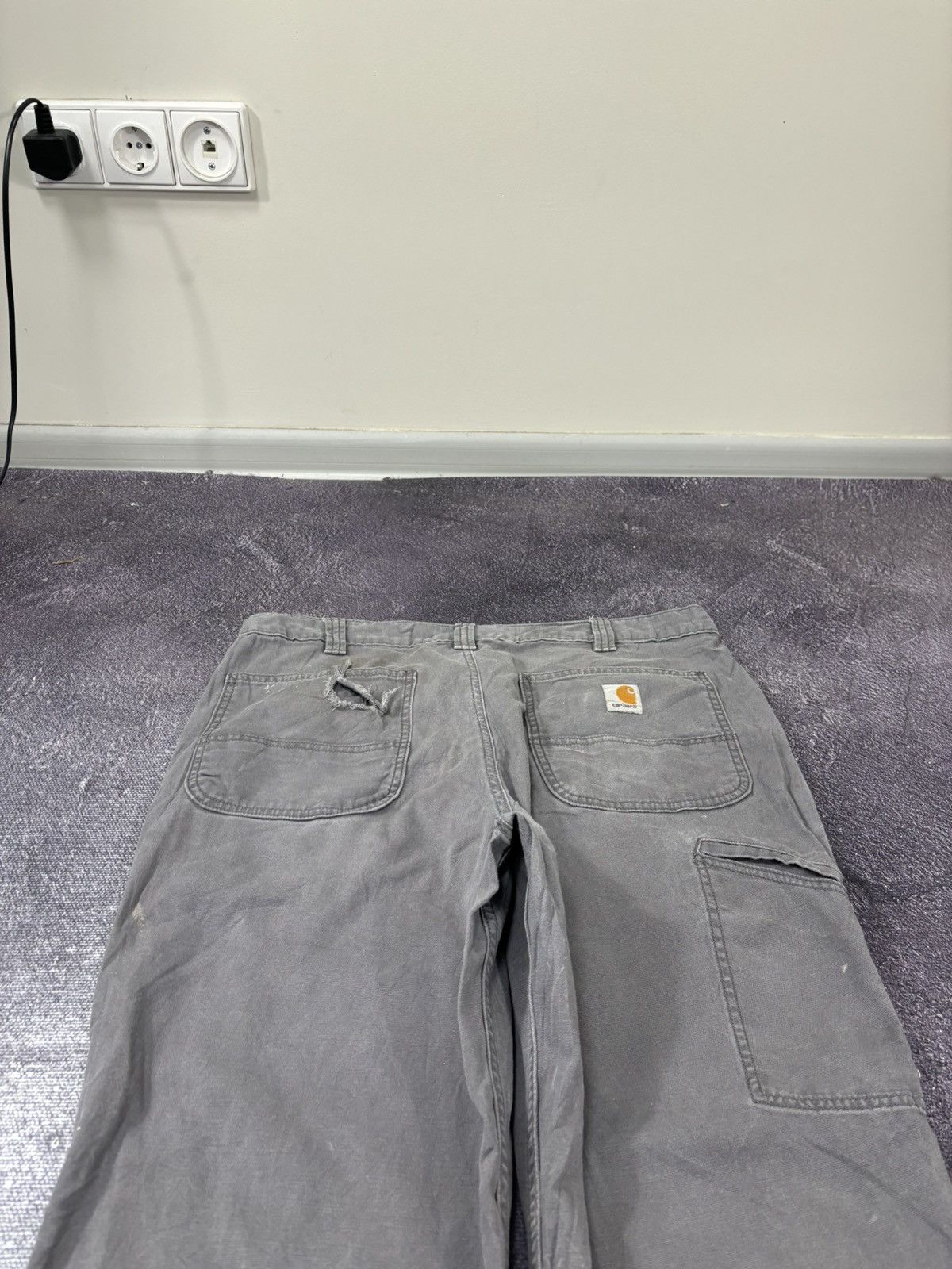 Carhartt Vintage Carhartt Painted Work USA Hype Baggy Pants Jeans Size US 38 / EU 54 - 5 Thumbnail
