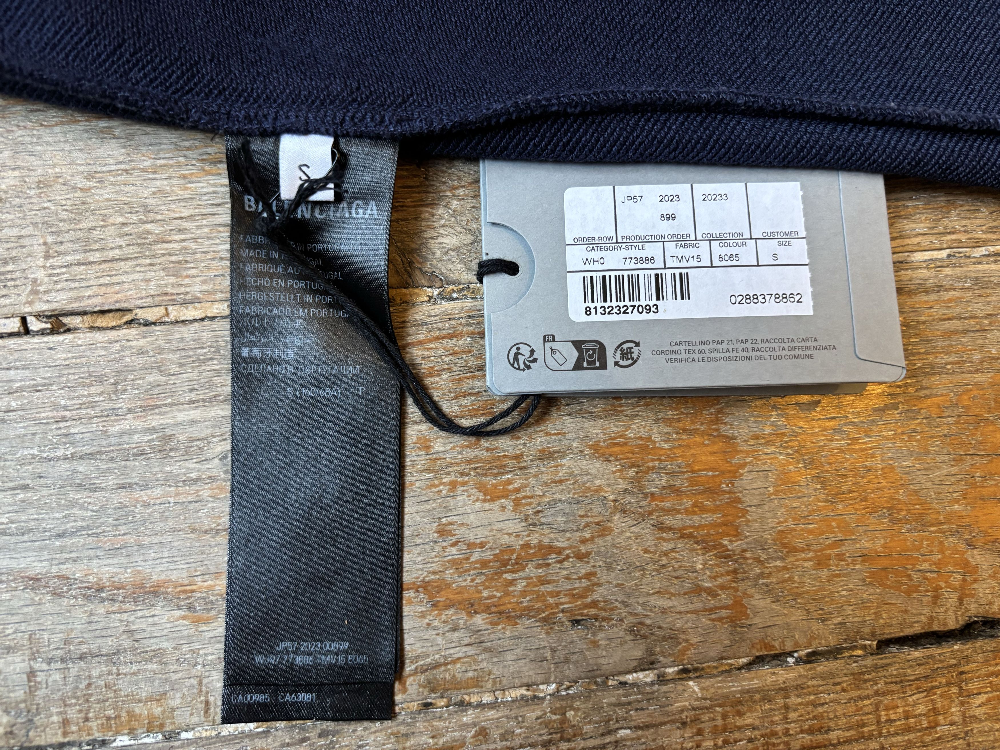 Balenciaga Low-waist Fitted Pants in Navy Blue Size US 30 / EU 46 - 9 Thumbnail