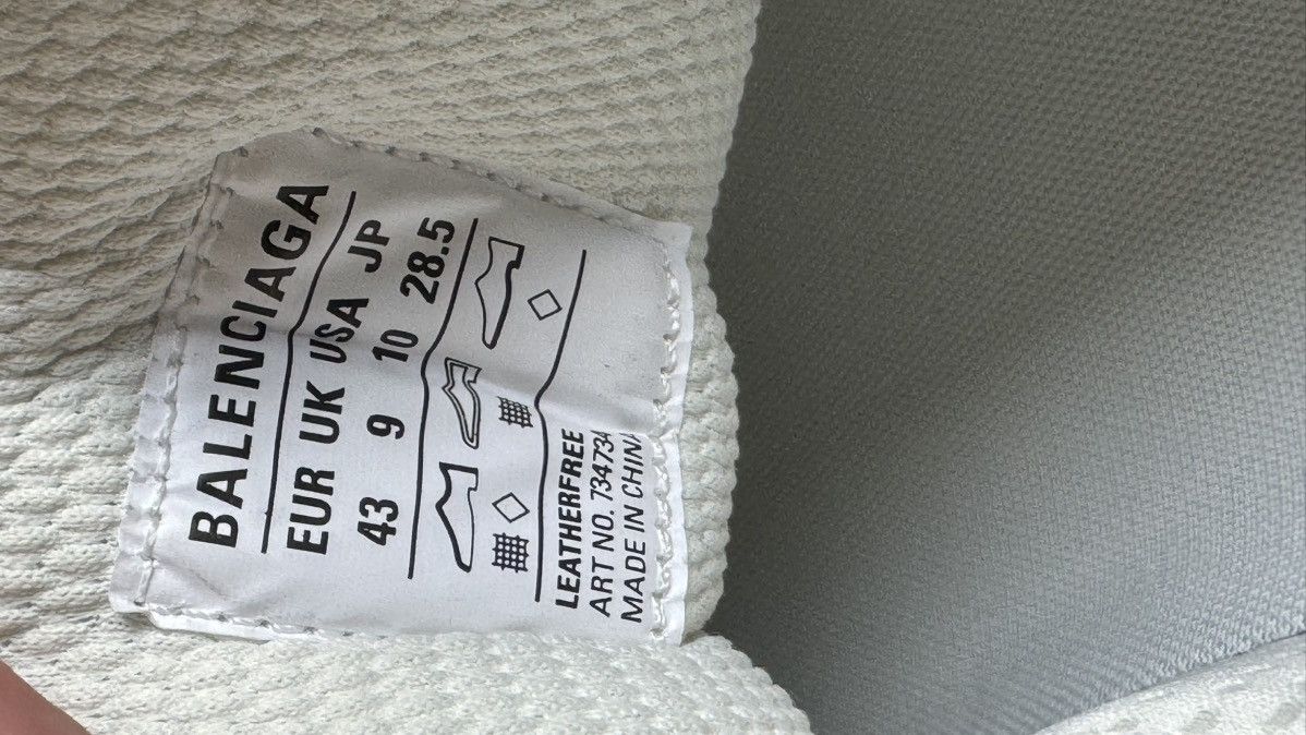Balenciaga Balenciaga Red White 3XL Sneakers Size US 10 / EU 43 - 4 Thumbnail
