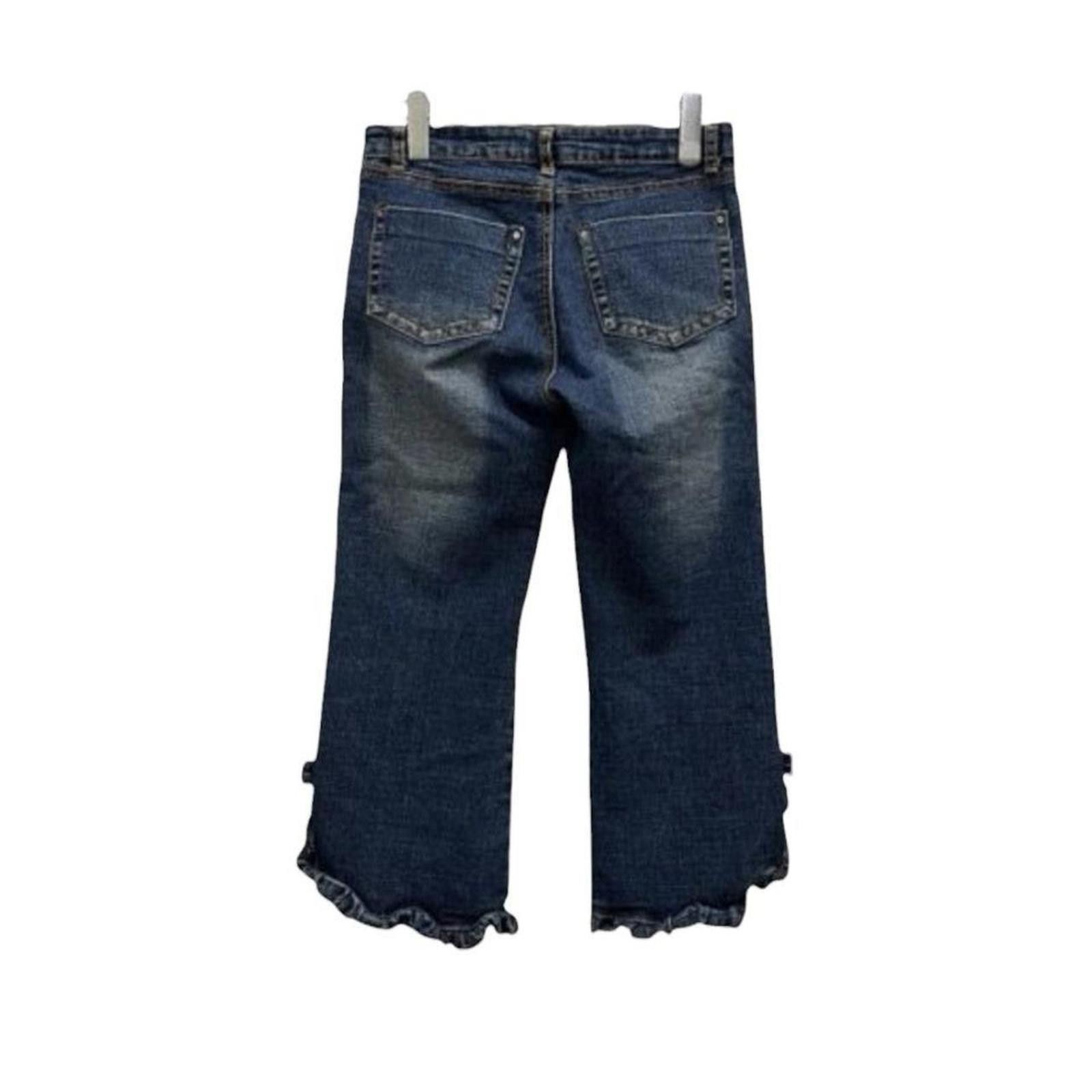 Other Cotton denim capri style low rise 2000s coquette style jeans Size 26" / US 2 / IT 38 - 2 Thumbnail