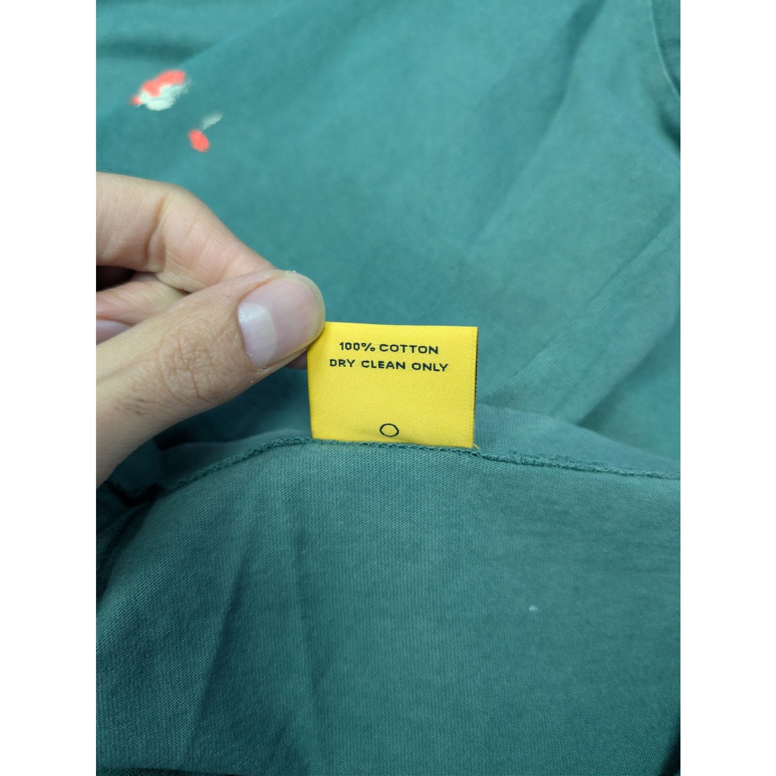 Gallery Dept. o1rshd1 Vintage Logo Painted T-Shirt in Green XX-Large Size US XXL / EU 58 / 5 - 20 Thumbnail