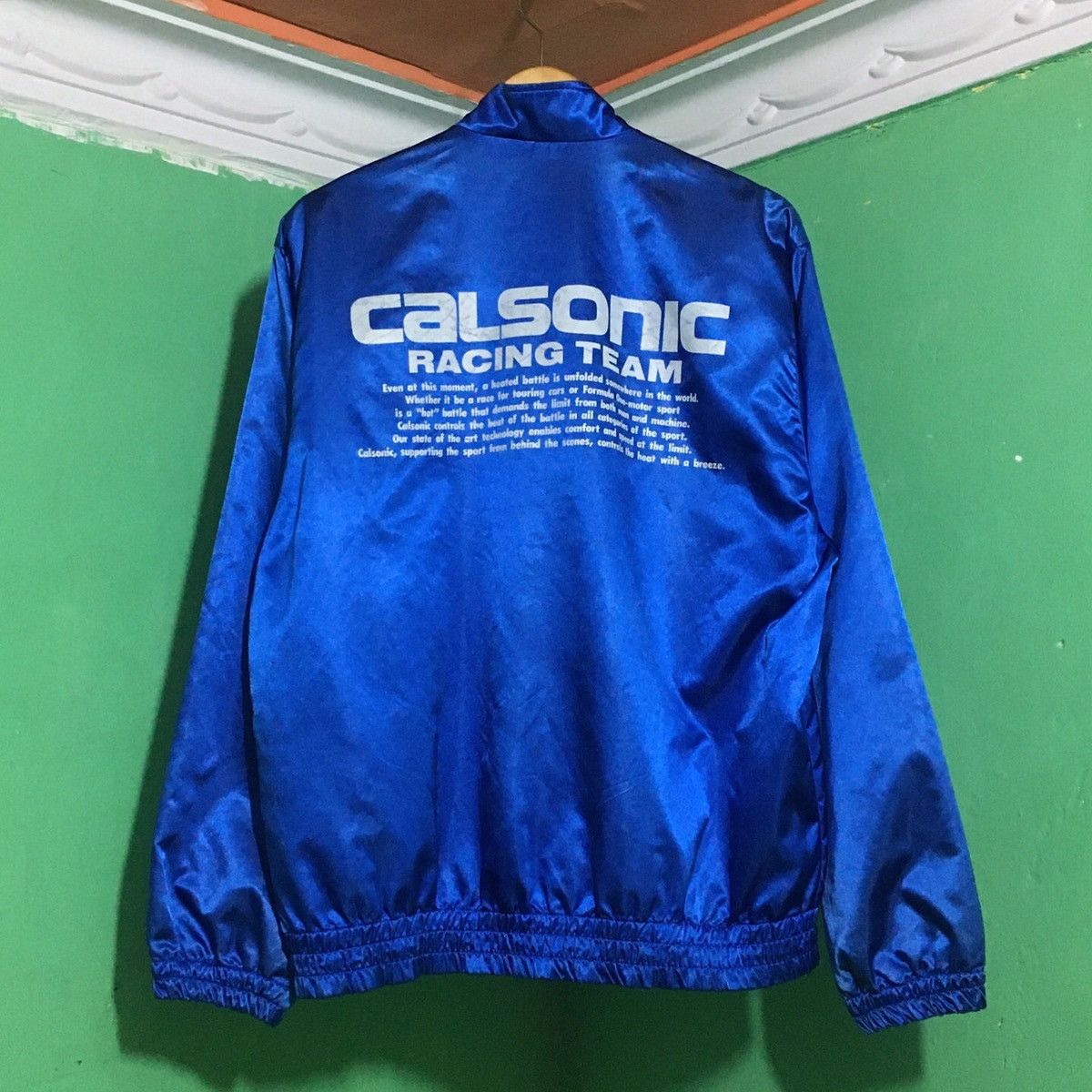 Gear for Sports × Vintage Vintage Nissan Calsonic Racing Team Jacket JDM Size US L / EU 52-54 / 3 - 2 Thumbnail