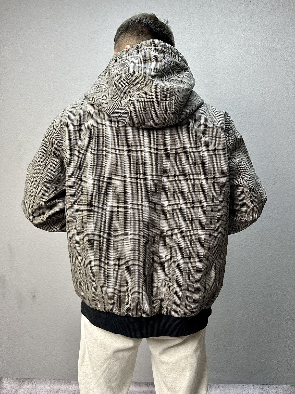 Carhartt Vintage Carhartt Active Jacket Check Print Kanye West Style Size US L / EU 52-54 / 3 - 11 Thumbnail