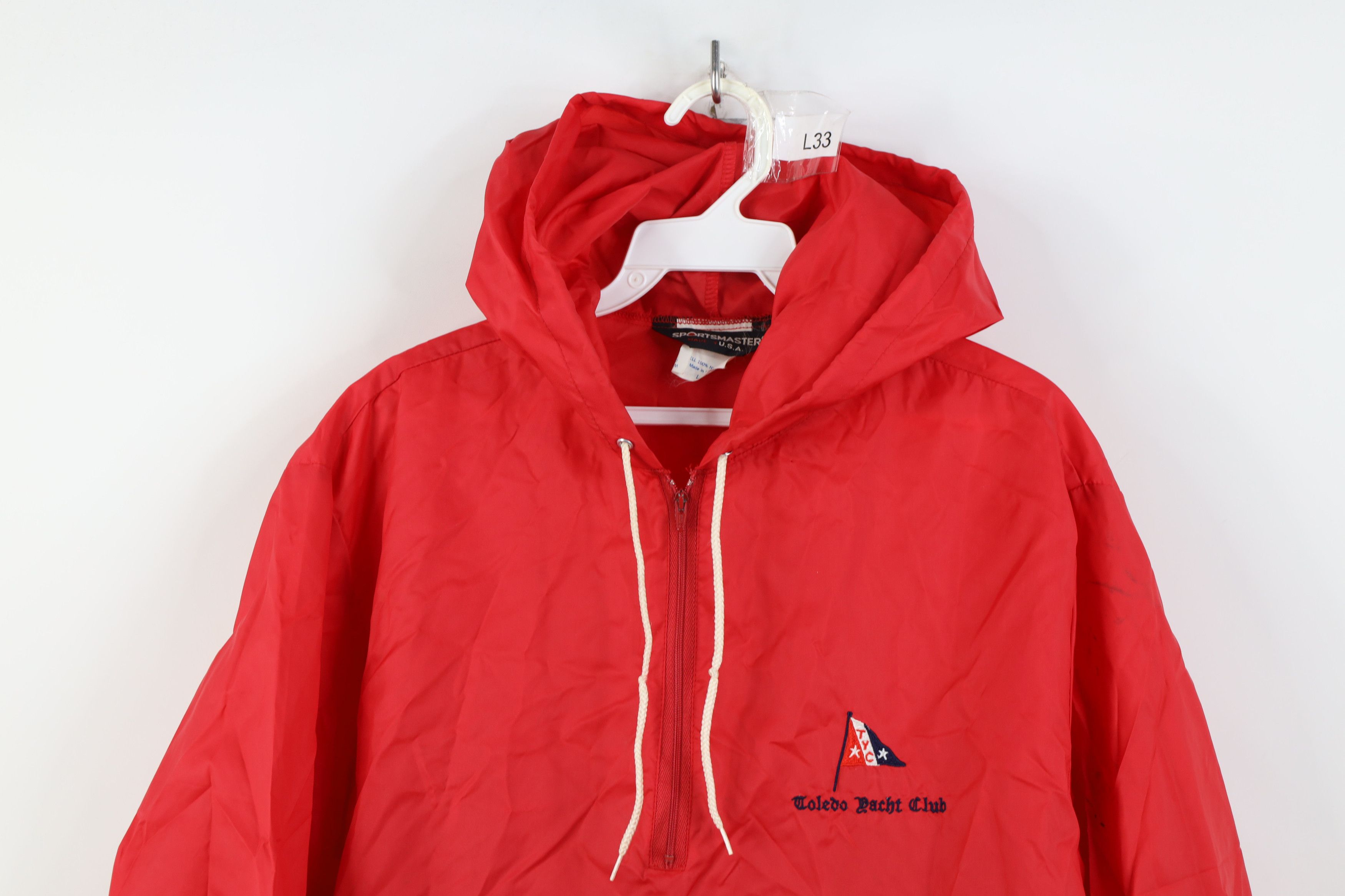 Vintage Vintage 70s Toledo Yacht Club Anorak Windbreaker Jacket Size US L / EU 52-54 / 3 - 2 Thumbnail