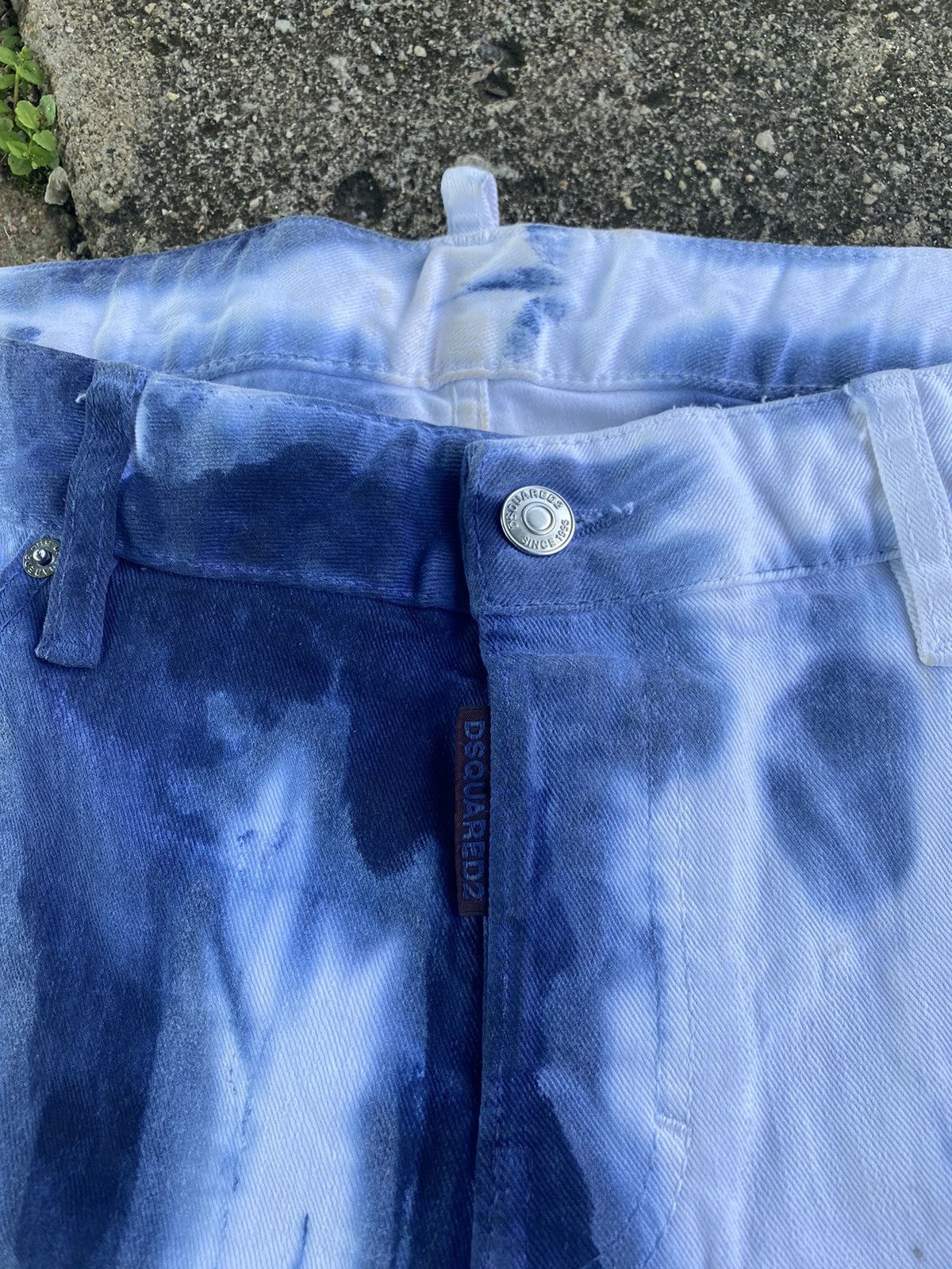 Dsquared2 🔥 Rare 🔥 Dsquared2 Tie Dye Denim Jeans Pants Size US 35 - 5 Thumbnail