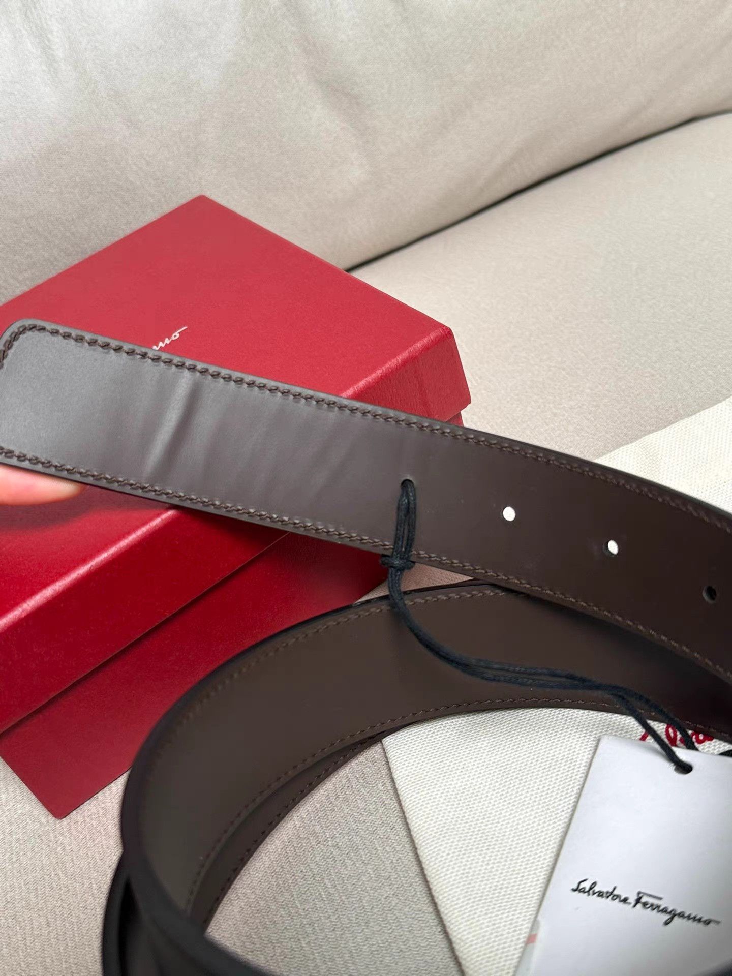 Salvatore Ferragamo Ferragamo Reversible Belt K6 Size ONE SIZE - 8 Thumbnail