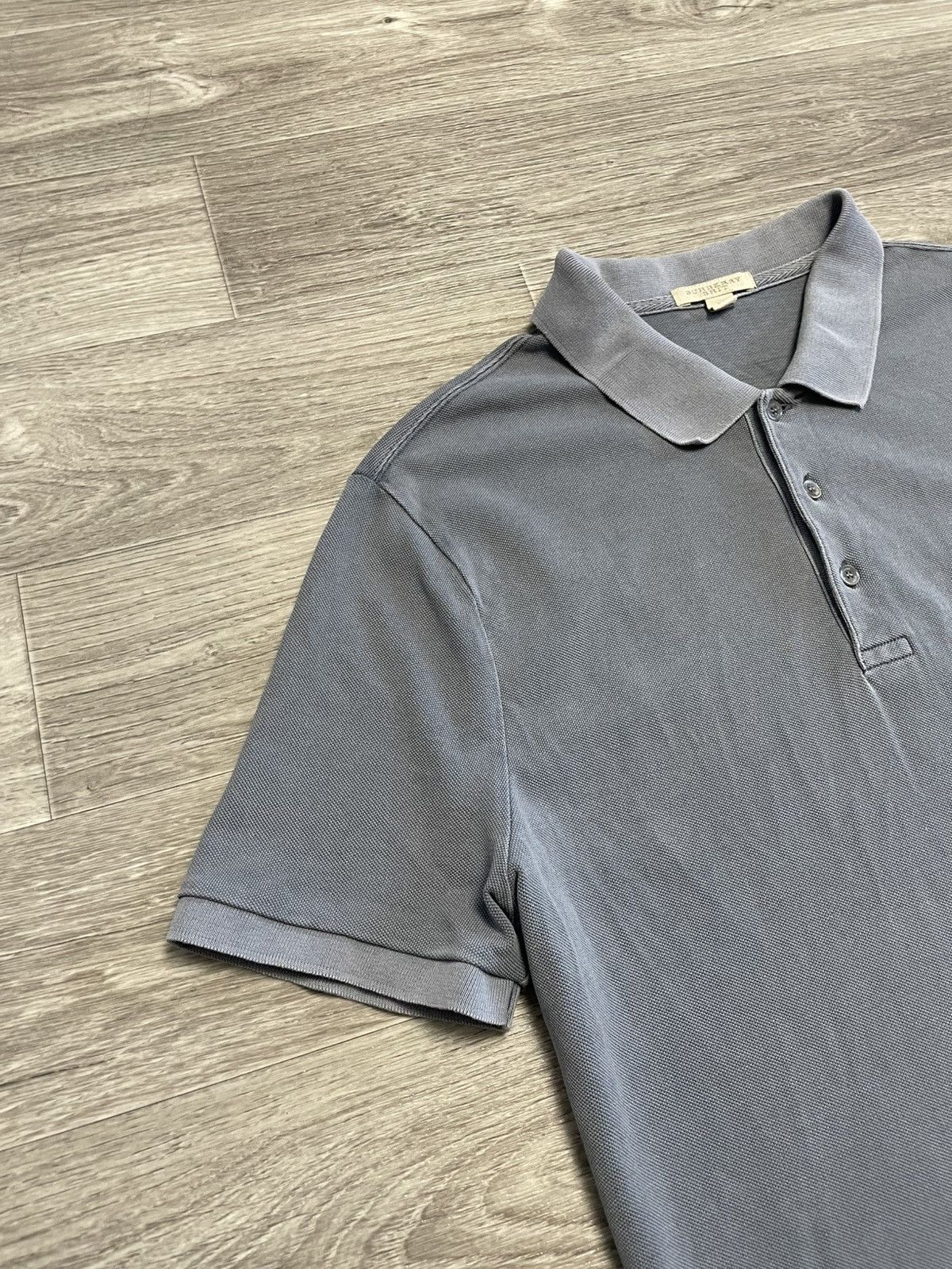 Burberry Burberry Brit Metallic Logo Polo Shirt Size US L / EU 52-54 / 3 - 4 Thumbnail