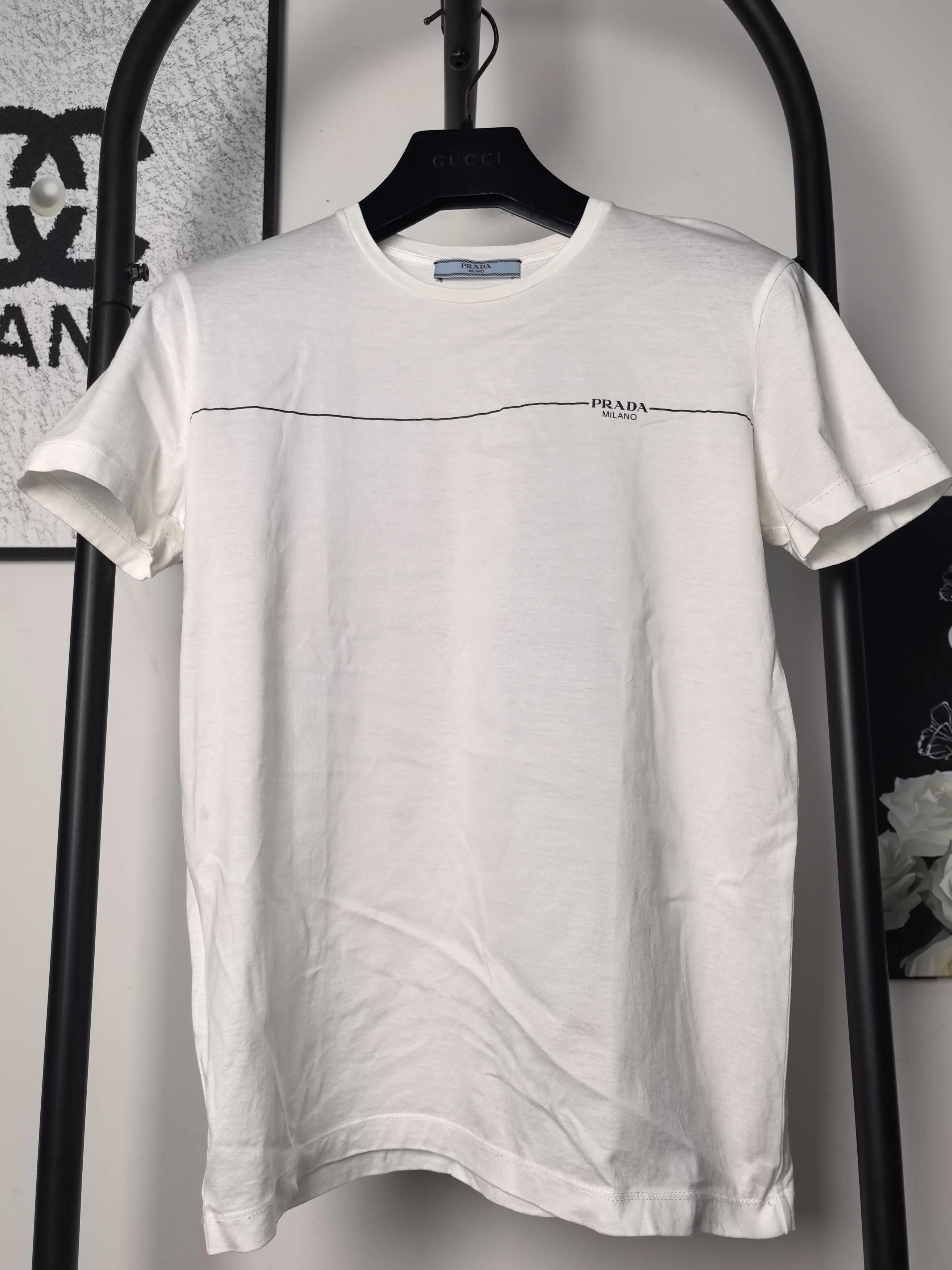 Prada Prada White T-Shirt m Men Size US M / EU 48-50 / 2 - 1 Thumbnail