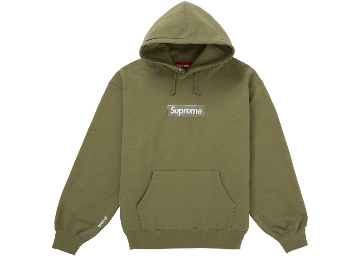 Supreme Supreme FW25 Box Logo Hoodie Olive Size L Size US L / EU 52-54 / 3 - 1 Preview