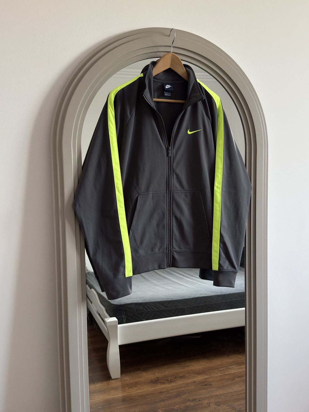 Nike Vintage Nike Tracksuit Suit Jacket And Pants Drill Swoosh Size US L / EU 52-54 / 3 - 2 Thumbnail