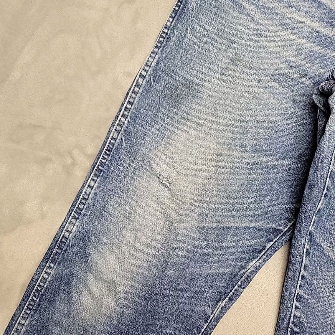 Wrangler Wrangler Jeans Men 38x34 Blue Faded Whiskered Cowboy Distressed Workwear Size US 38 / EU 54 - 4 Thumbnail