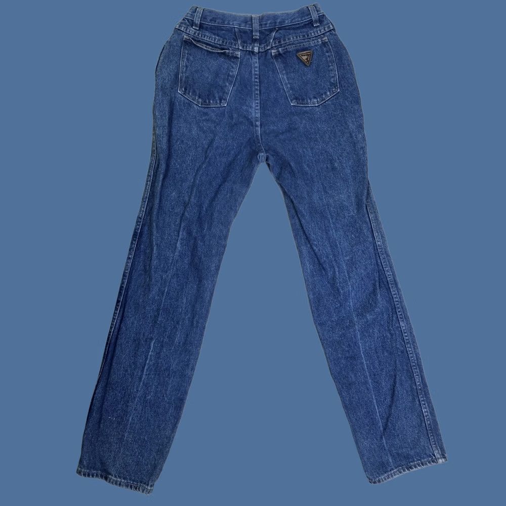 Wrangler VINTAGE Wrangler Jeans High-Rise Tapered 24 x 29 Womens USA 90s Blue Denim Size 42" / US 20 - 1 Thumbnail
