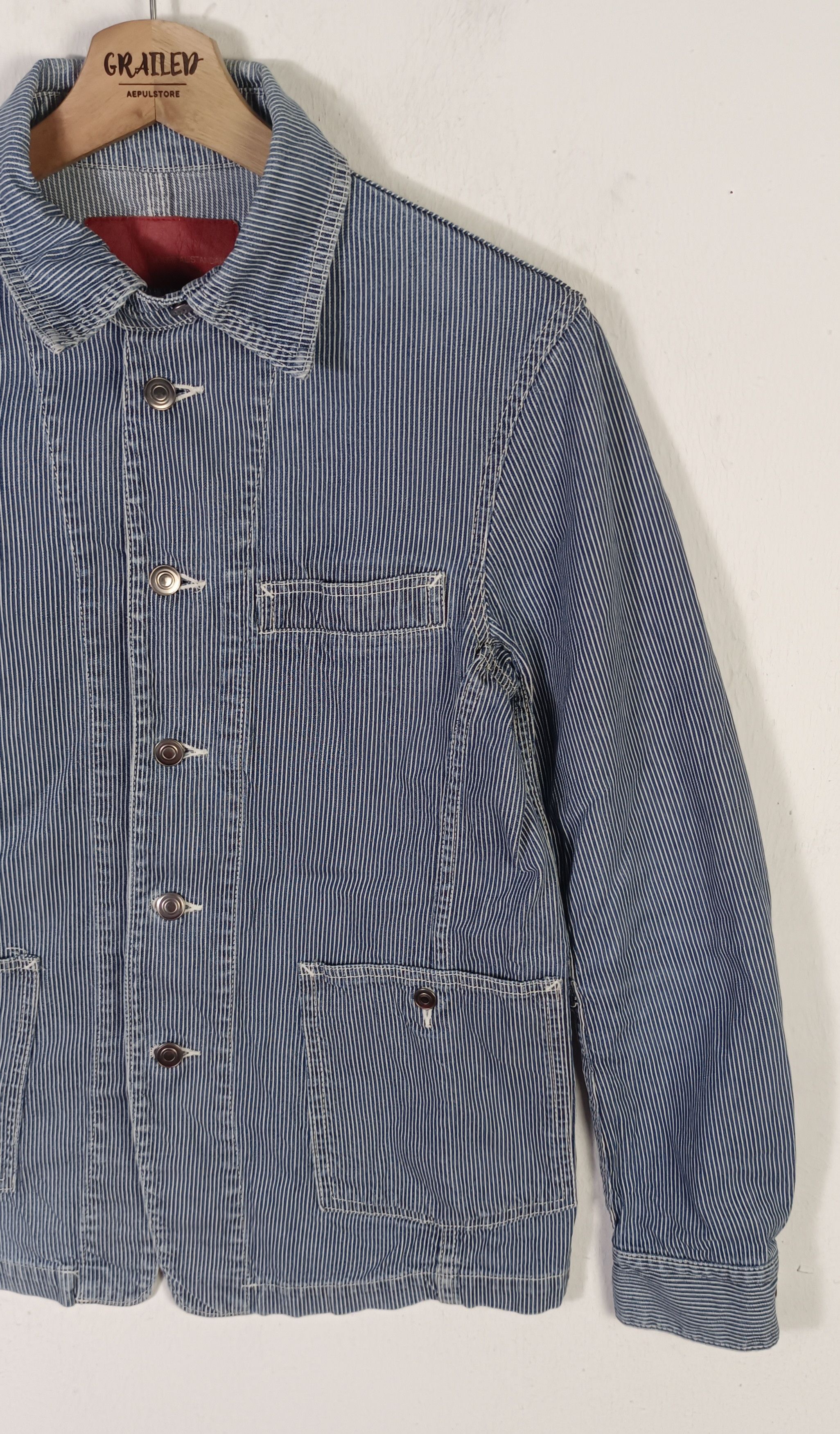 Journal Standard Journal Standard Hickory Workwear Chore Jacket Button Up Size US S / EU 44-46 / 1 - 5 Thumbnail