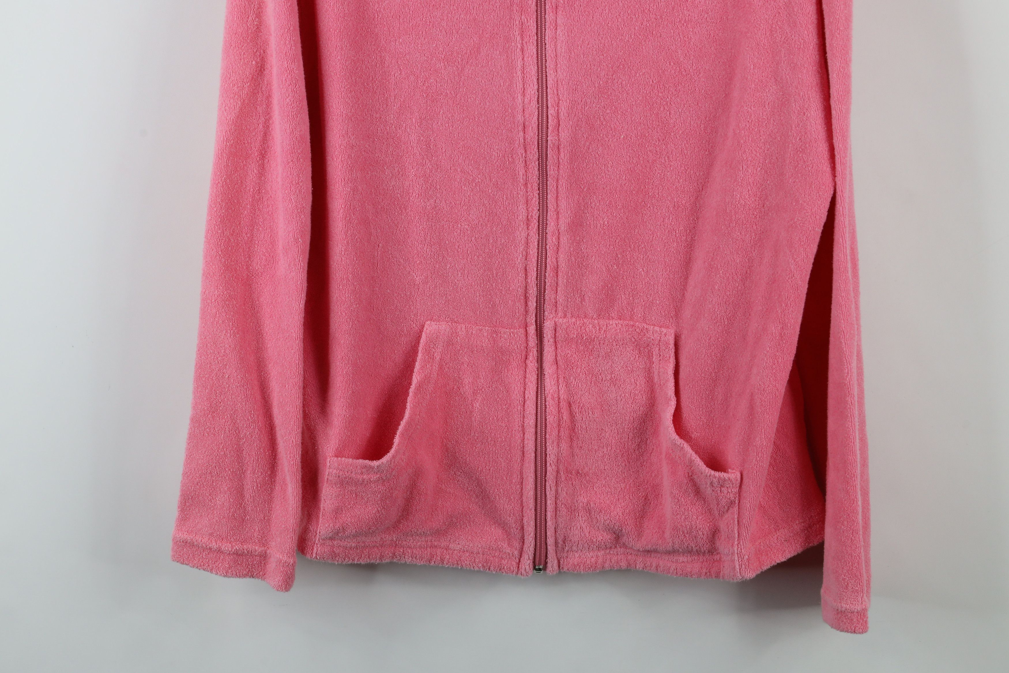 Vintage Vintage 90s Streetwear Doll Terry Cloth Full Zip Hoodie USA Size L / US 10 / IT 46 - 3 Thumbnail