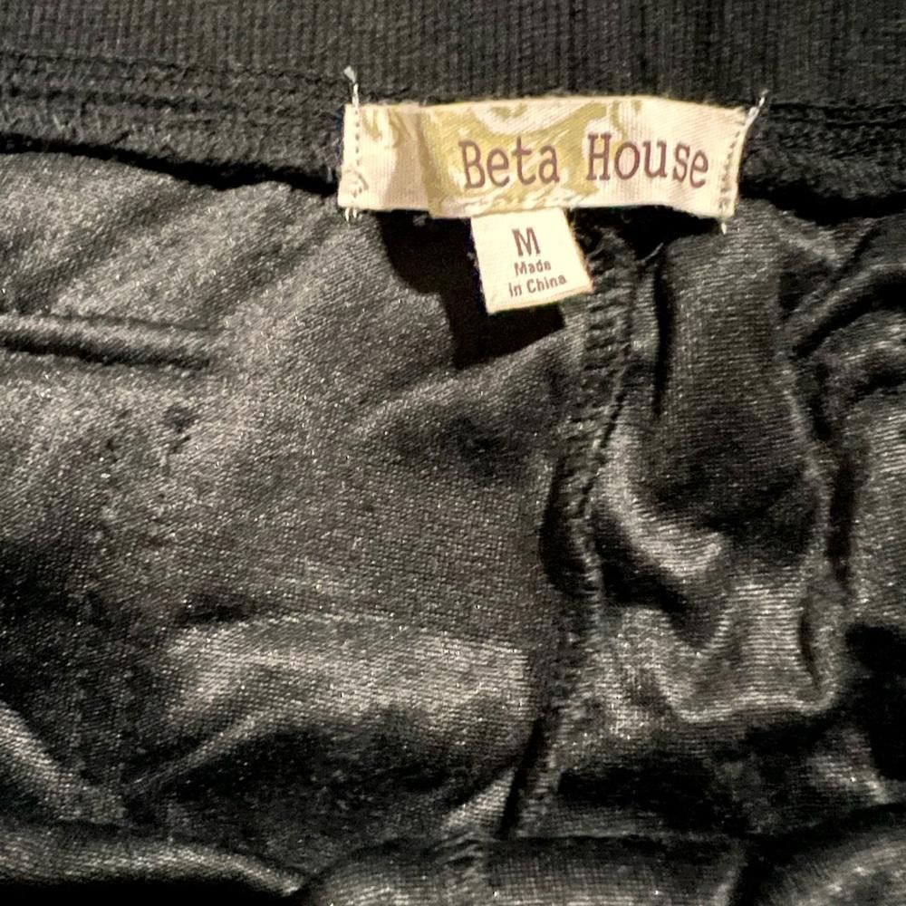 Designer Beta House Velour Track pants Women's Soft Joggers Size 32" / US 10 / IT 46 - 7 Thumbnail