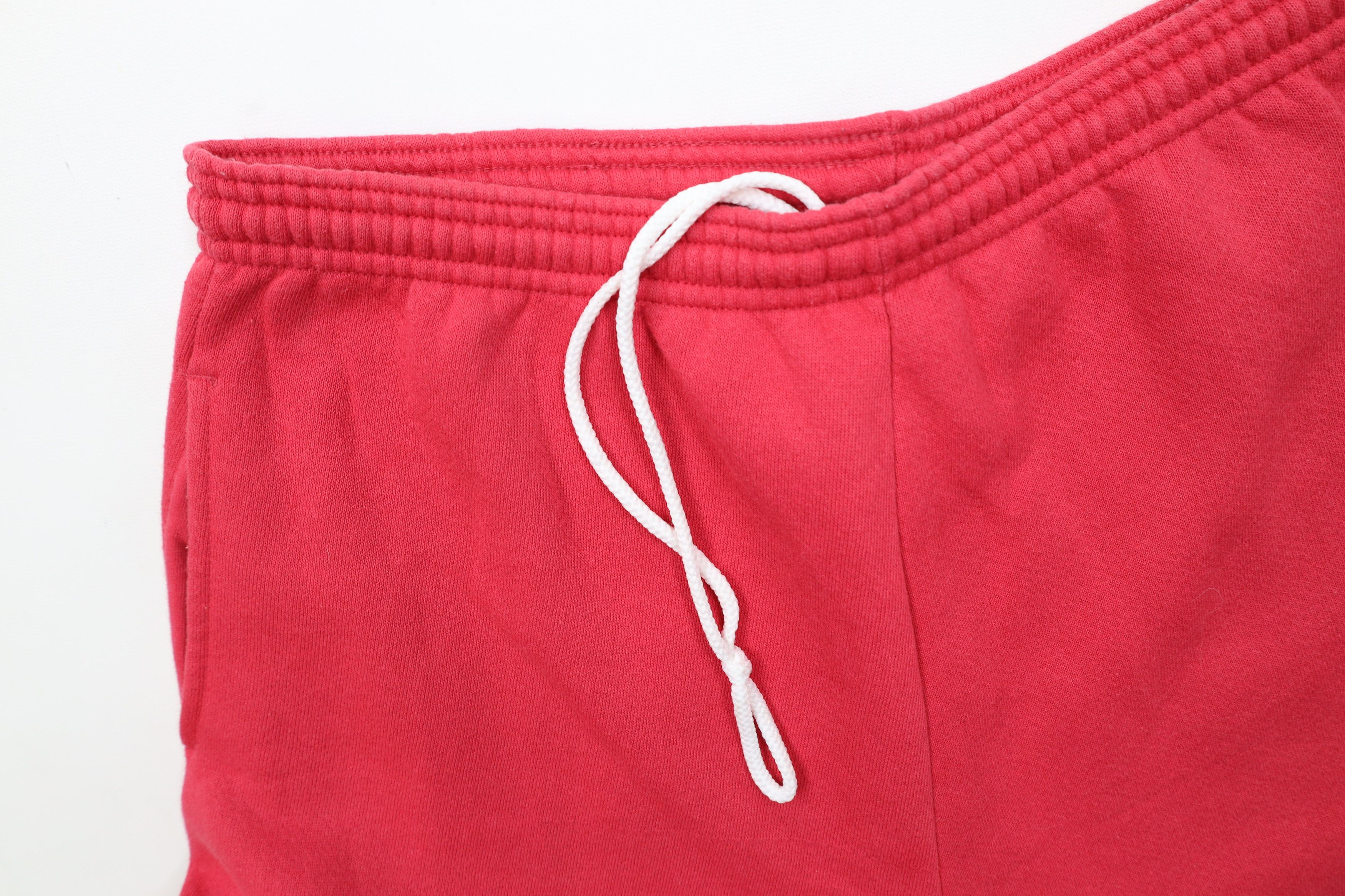 Vintage Vintage 90s Streetwear Heavyweight Sweatpants Joggers Pink Size 32" / US 10 / IT 46 - 5 Thumbnail