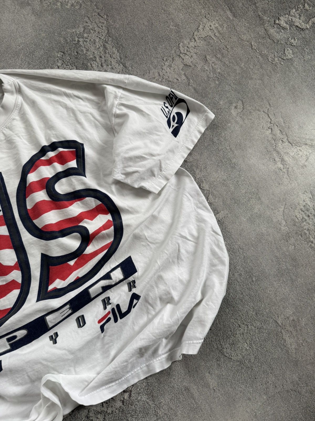 Fila Fila retro vintage USA 🇺🇸 open New York tee tshirts 90s Size US L / EU 52-54 / 3 - 4 Thumbnail