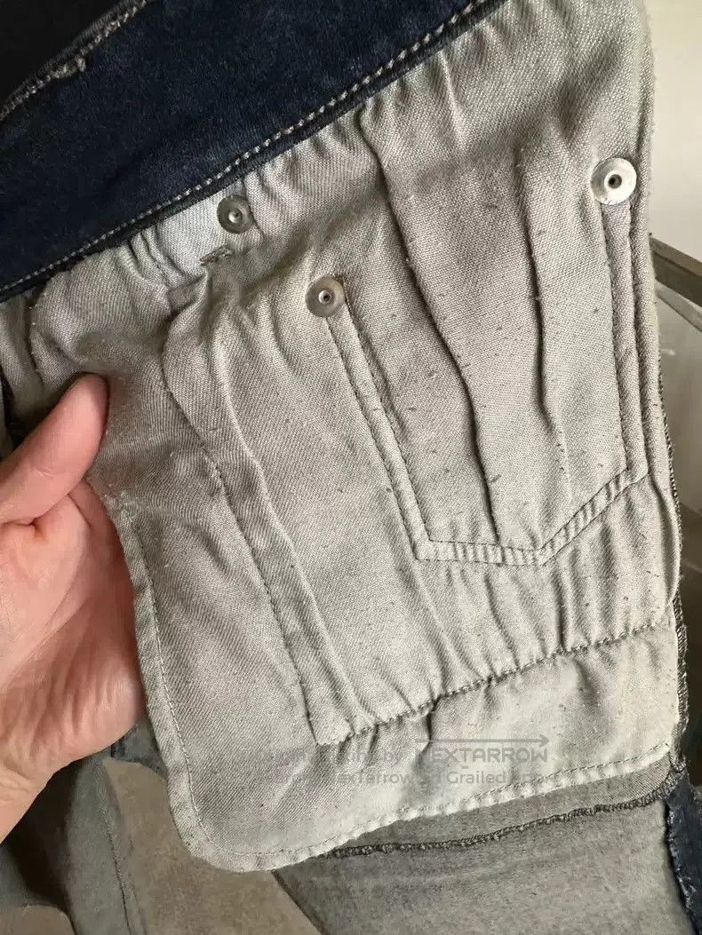 Rick Owens Rick Owens Men's denim stitching shorts. Size US 32 / EU 48 - 7 Thumbnail